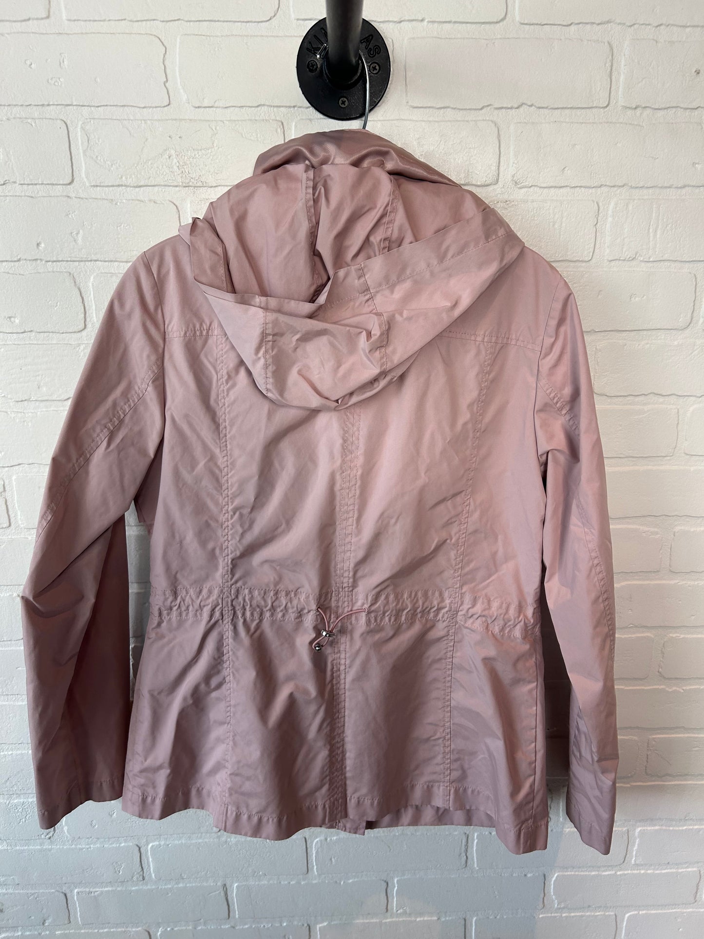 Jacket Windbreaker By Cole-haan In Pink, Size: S