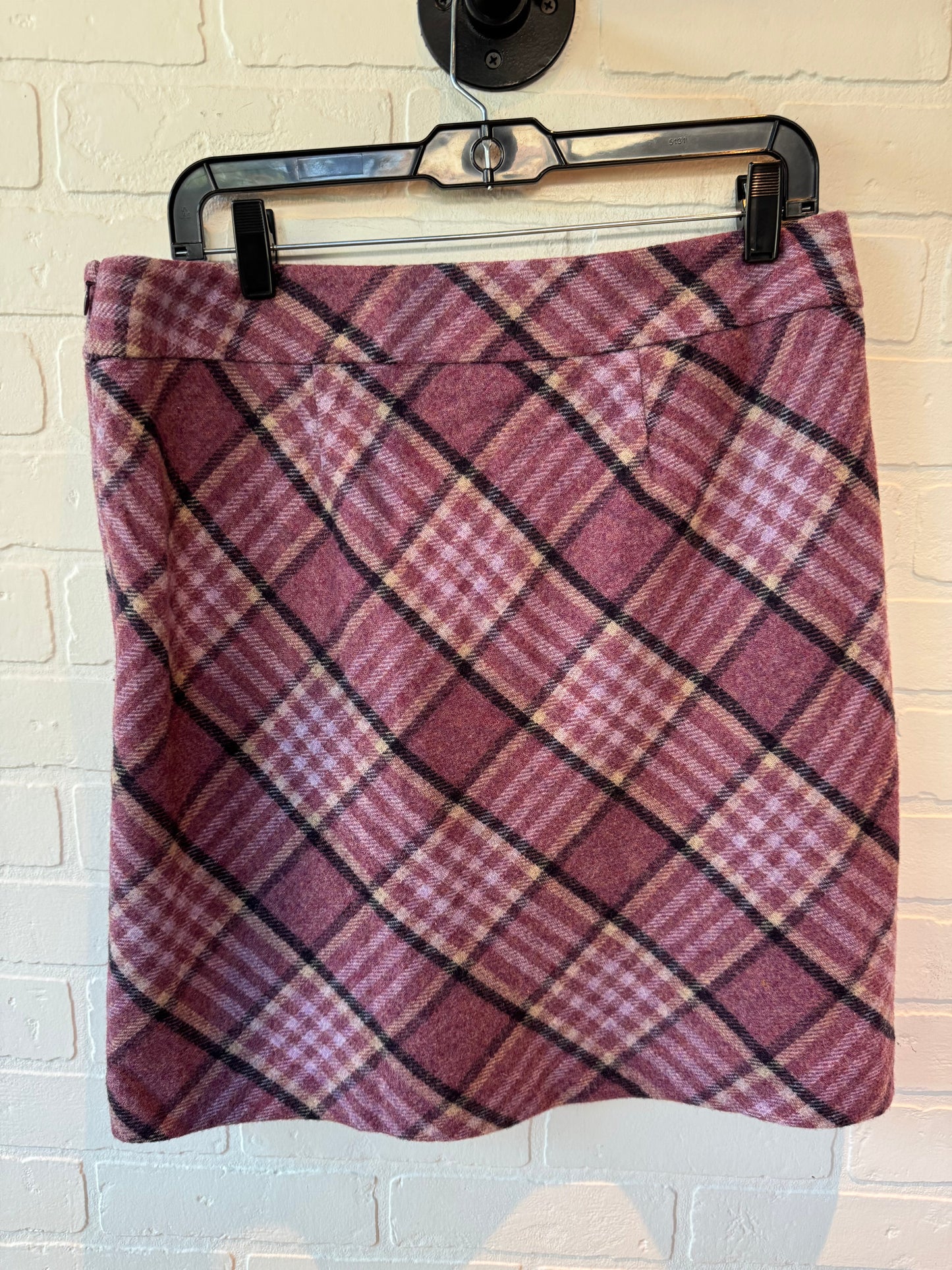 SKIRT MINI & SHORT TALBOTS in PURPLE, Size: 10PETITE