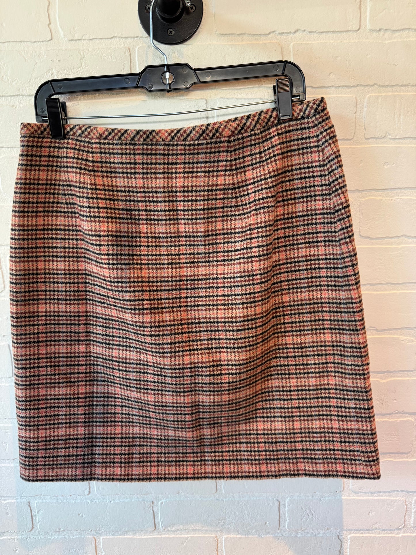 SKIRT MINI & SHORT TALBOTS in BROWN & PINK, Size: 10PETITE