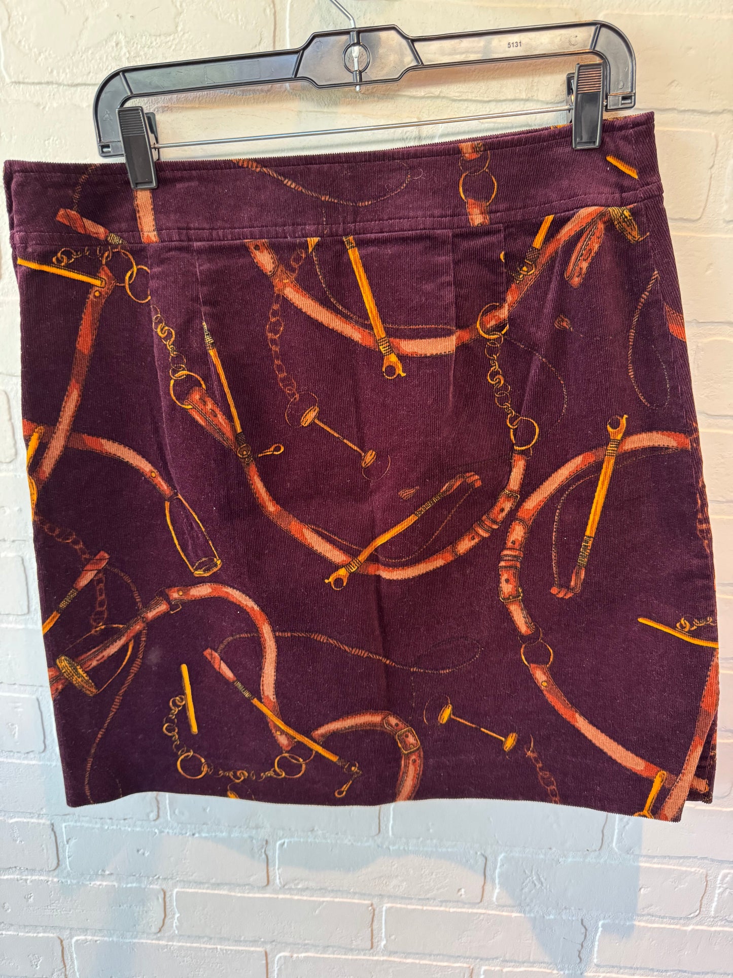 SKIRT MINI & SHORT TALBOTS in PURPLE, Size: 10PETITE