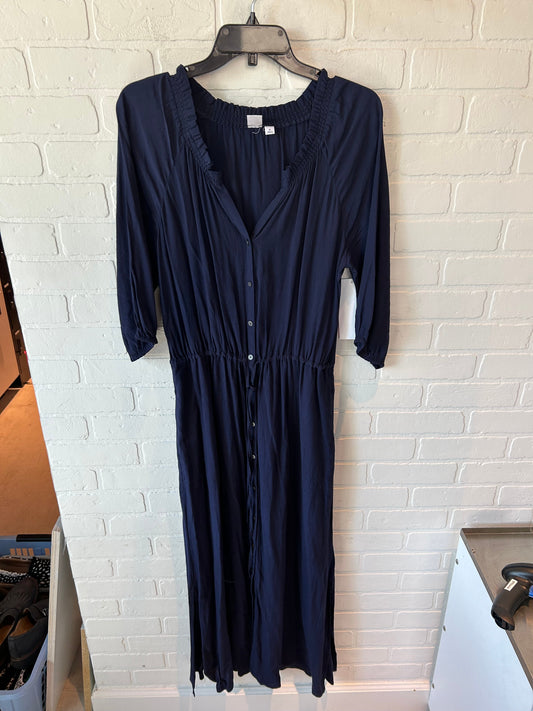 Dress Casual Maxi By Gap In Blue, Size: M