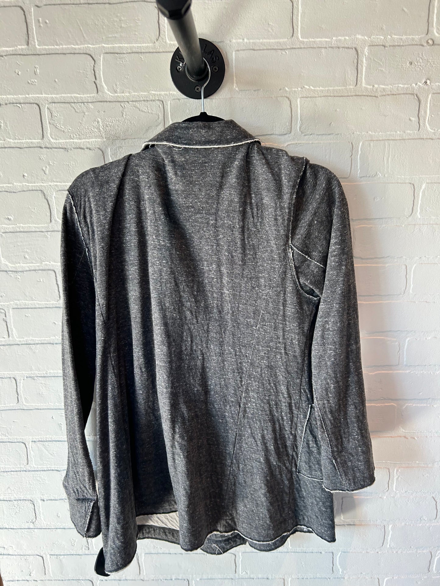 Blazer By Eileen Fisher In Grey, Size: M