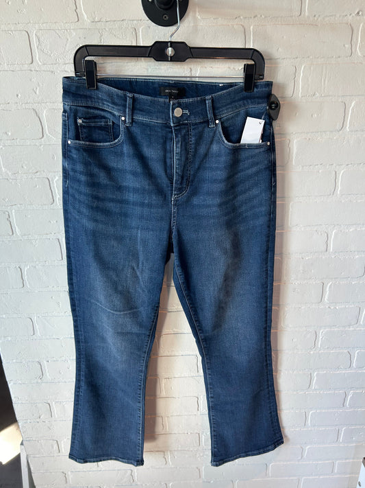 Jeans Boot Cut By Ann Taylor In Blue Denim, Size: 10