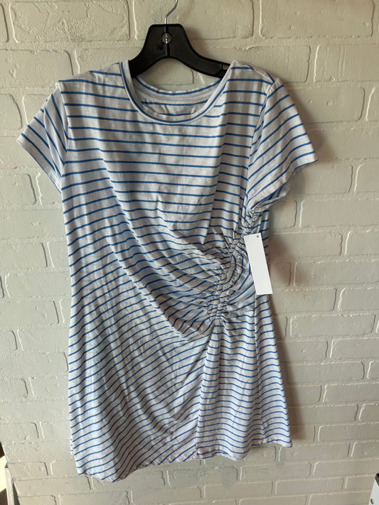 Dress Casual Short By Universal Thread In Blue & White, Size: L