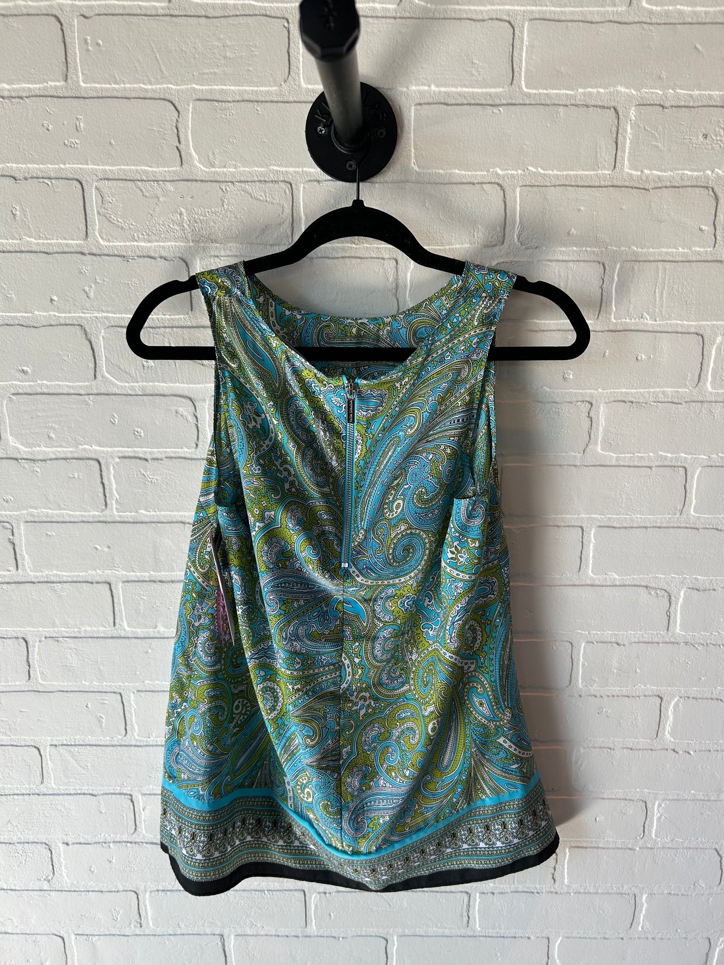 Top Sleeveless By Michael By Michael Kors In Blue & Green, Size: S