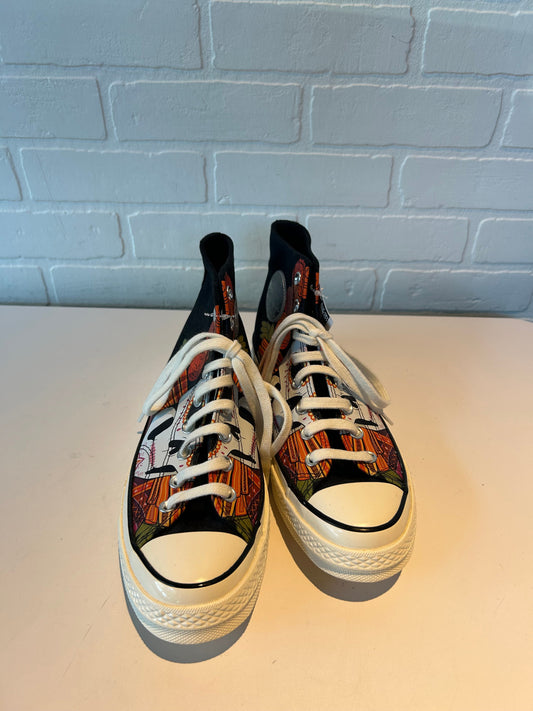 Shoes Sneakers By Converse In Black & Orange, Size: 11