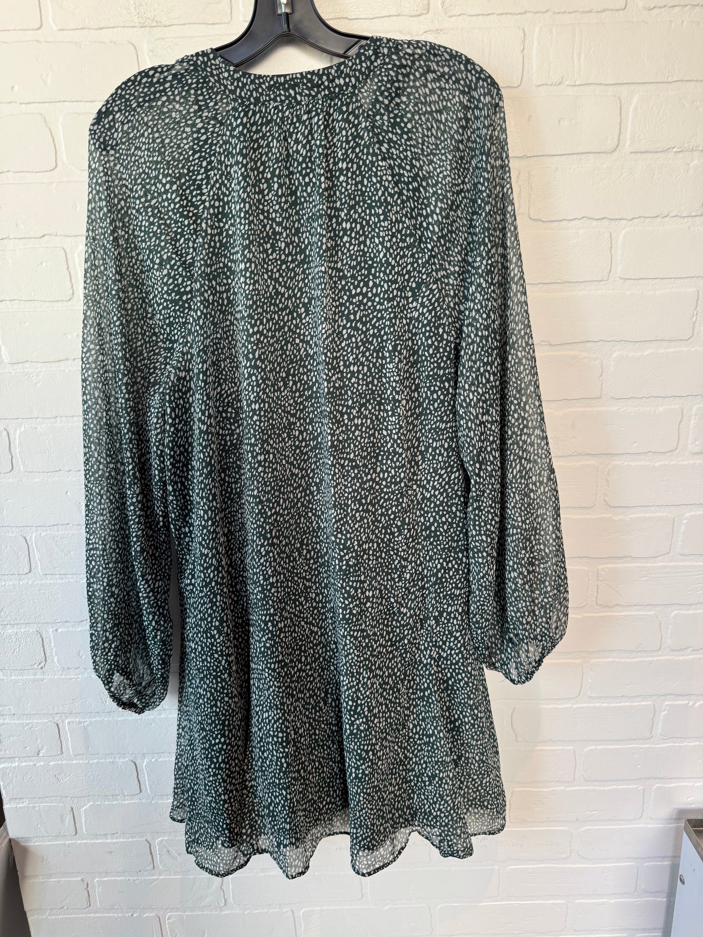 Dress Casual Short By Joie In Green & White, Size: Xl