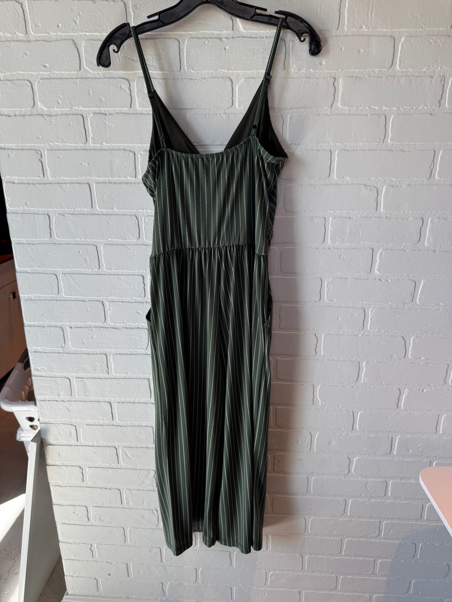 Jumpsuit By Kaleigh In Green & White, Size: S