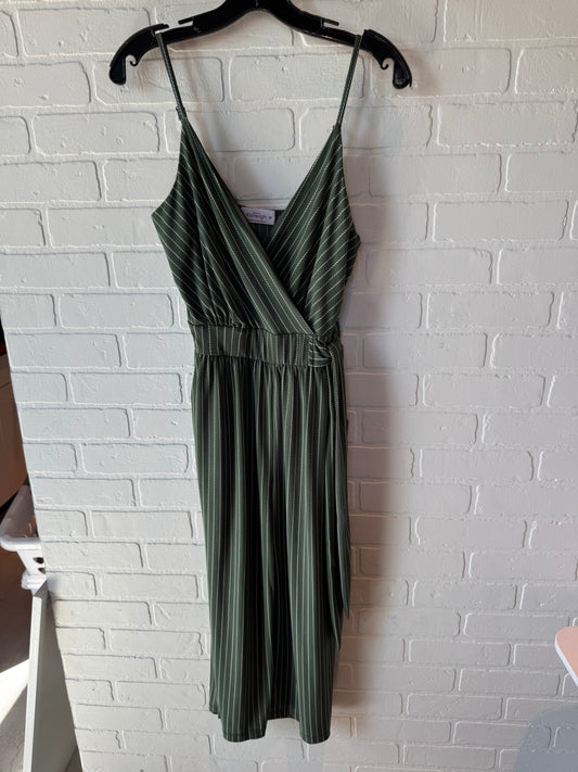 Jumpsuit By Kaleigh In Green & White, Size: S