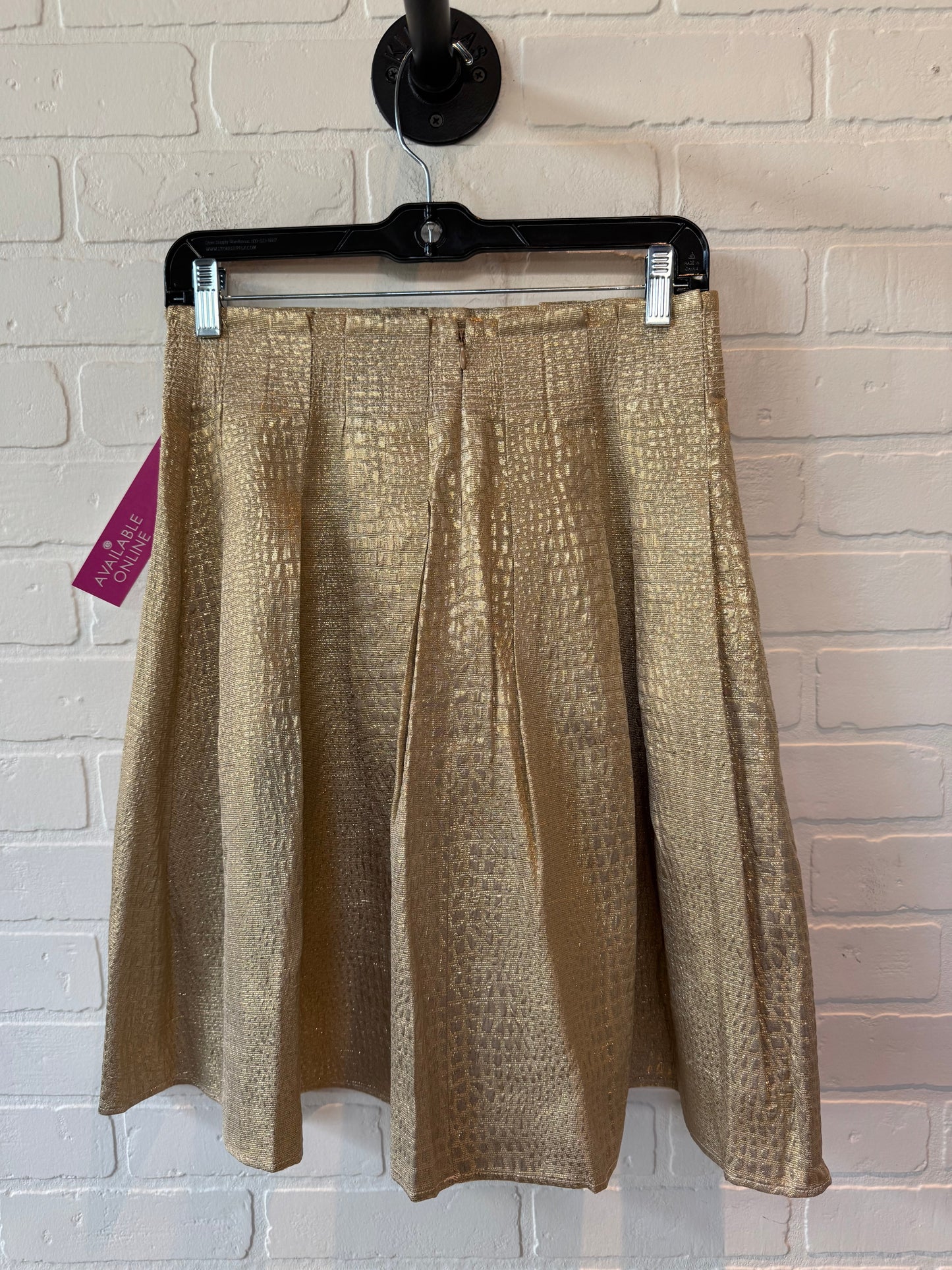 Skirt Midi By Bebe In Gold, Size: 0