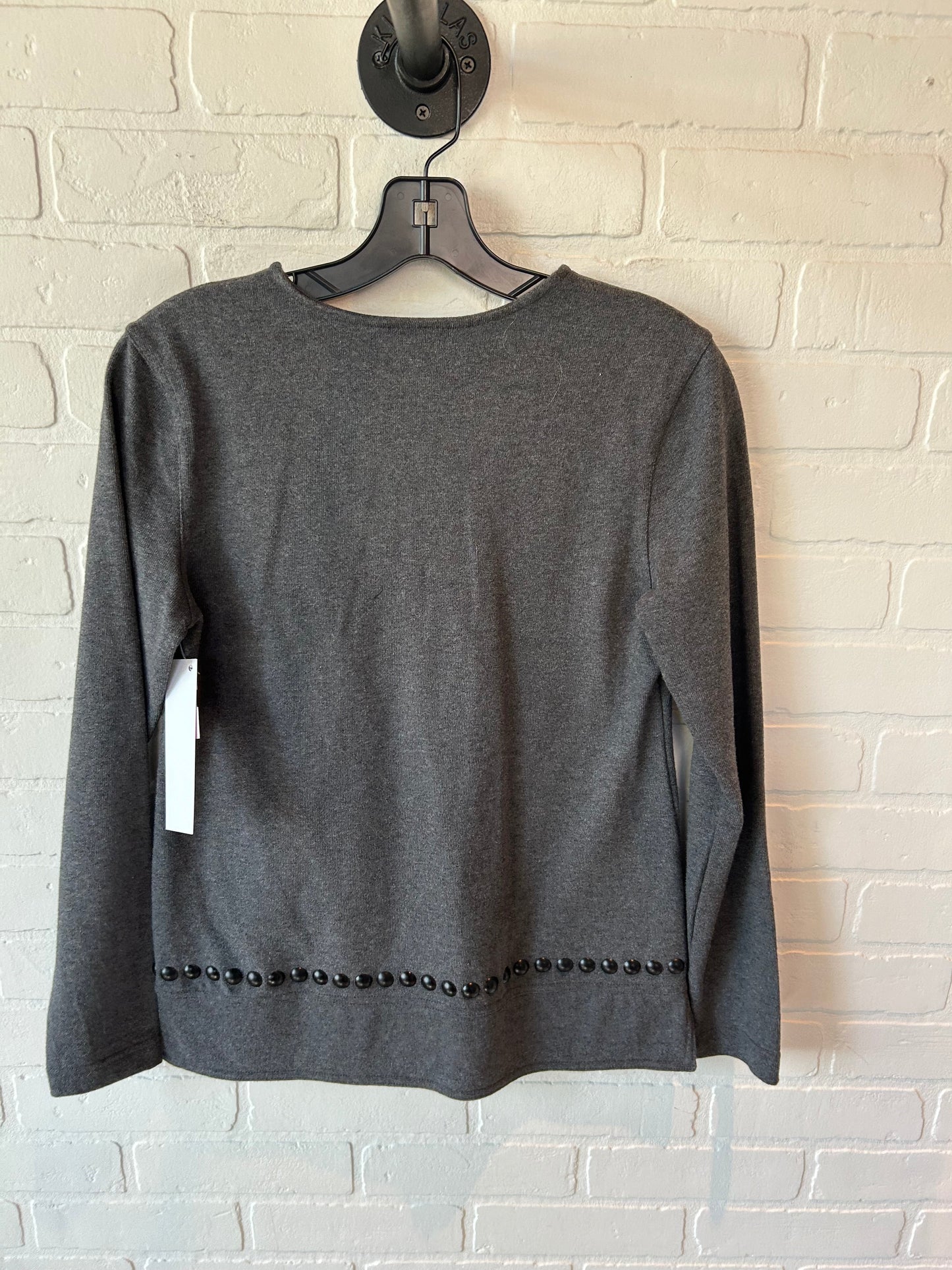 Top Long Sleeve By Banana Republic In Grey, Size: Xs