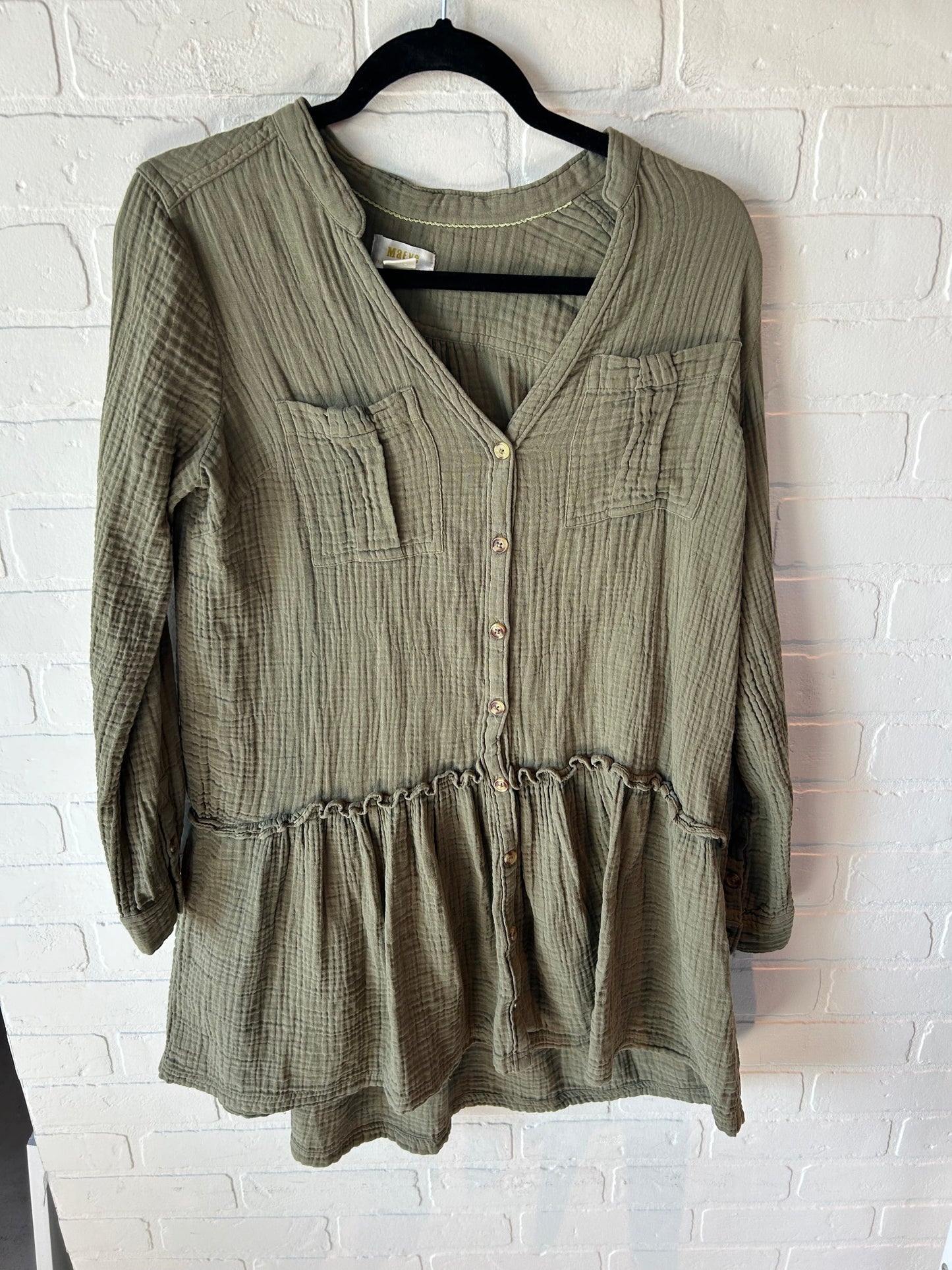 Dress Casual Short By Maeve In Green, Size: S