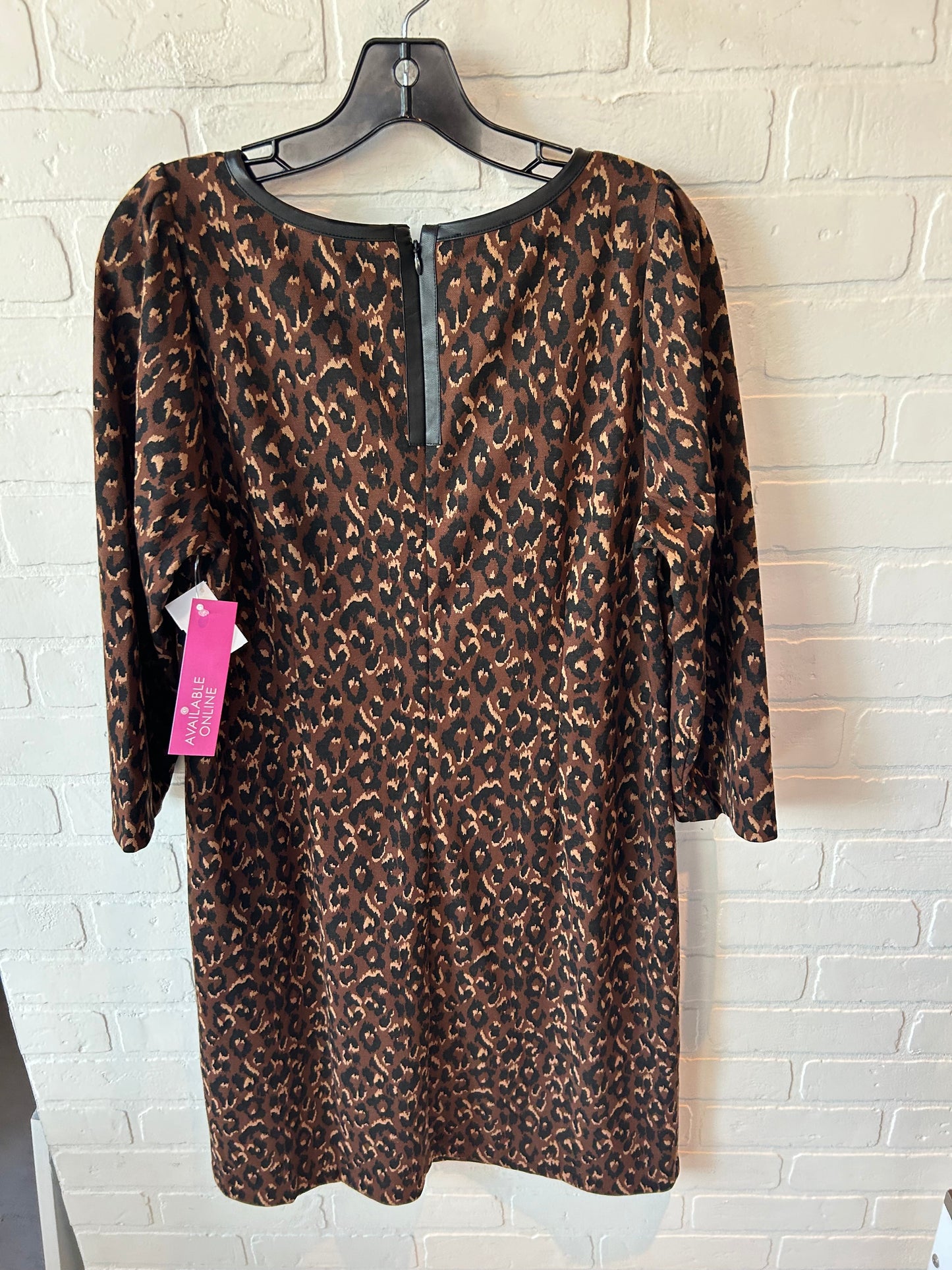 Dress Work By Talbots In Brown, Size: Xl