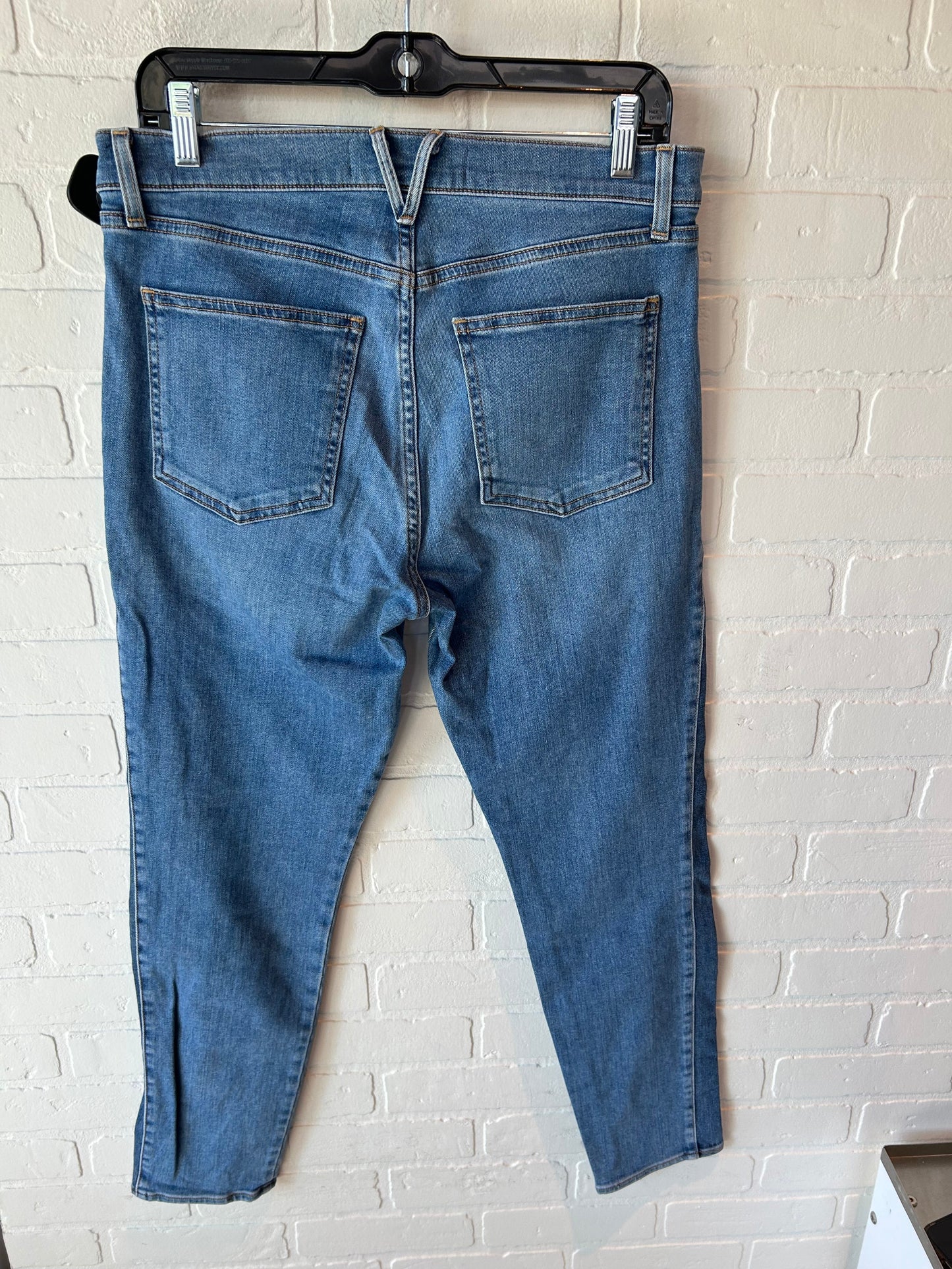 Jeans Straight By Veronica Beard In Blue Denim, Size: 12