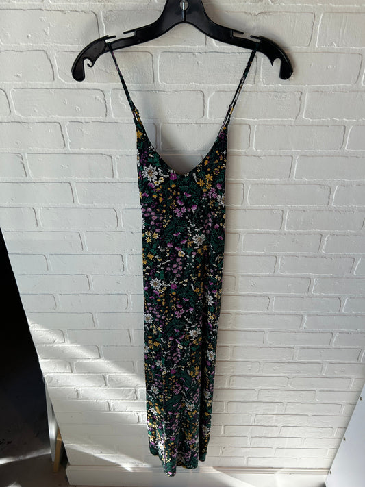 Dress Casual Maxi By Old Navy In Black & Purple, Size: L