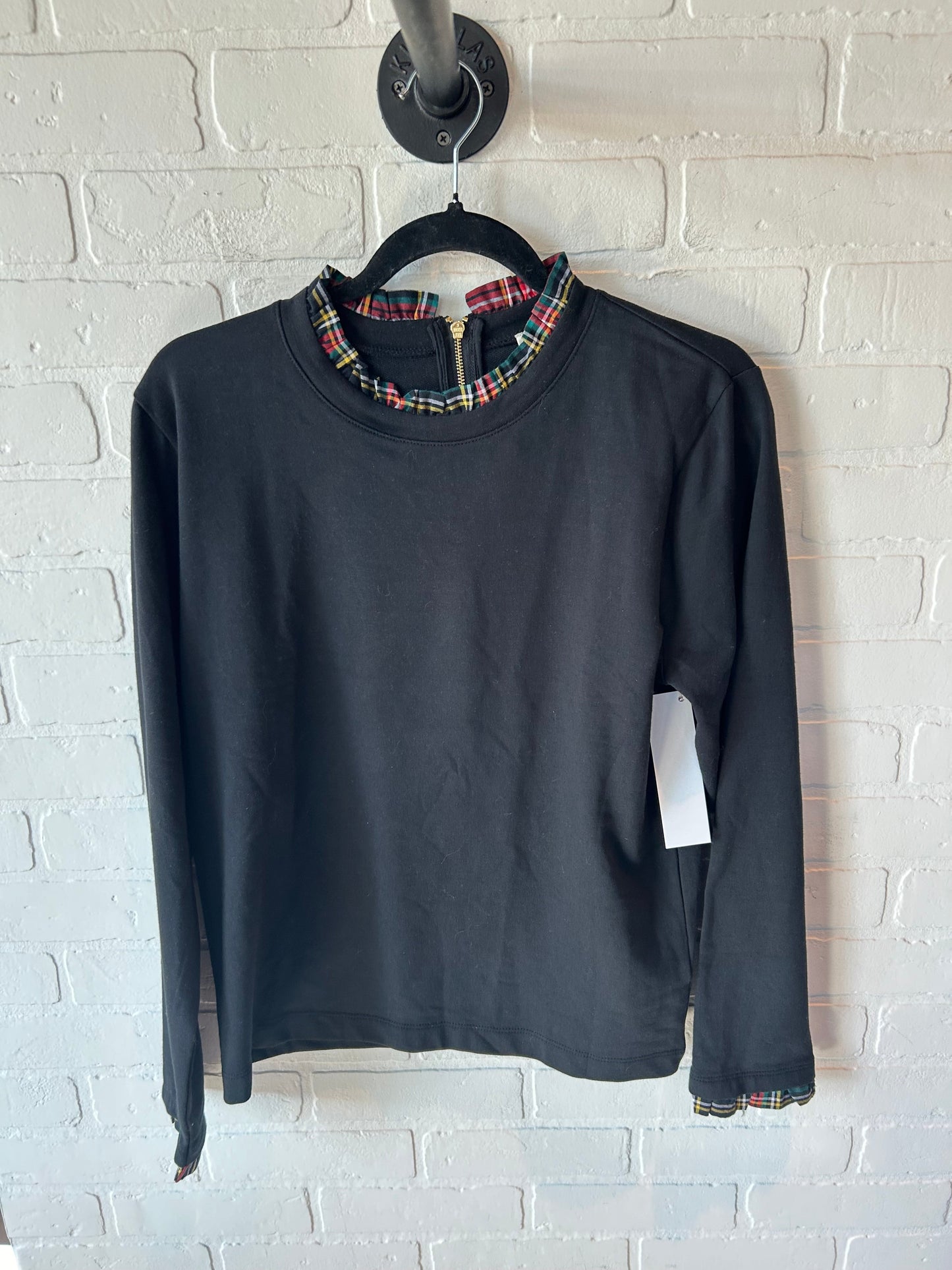 Sweatshirt Crewneck By J. Crew In Black & Red, Size: M