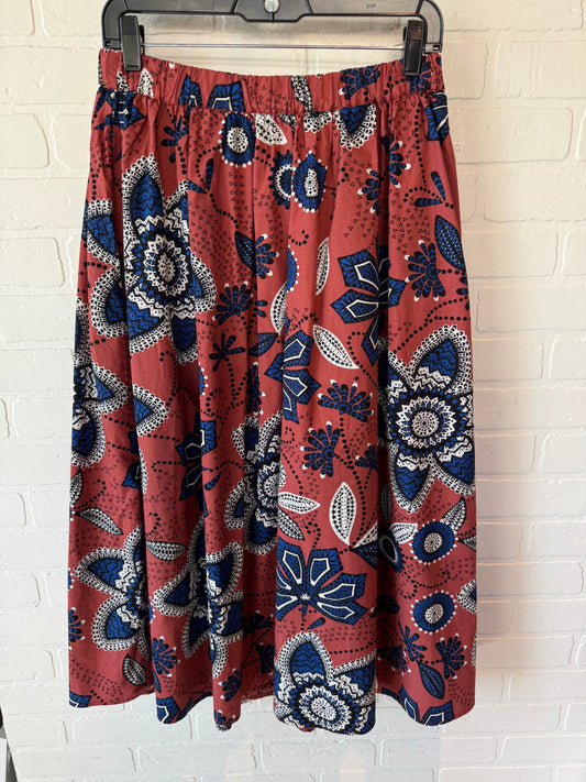 Skirt Maxi By Sundry In Blue & Red, Size: 8