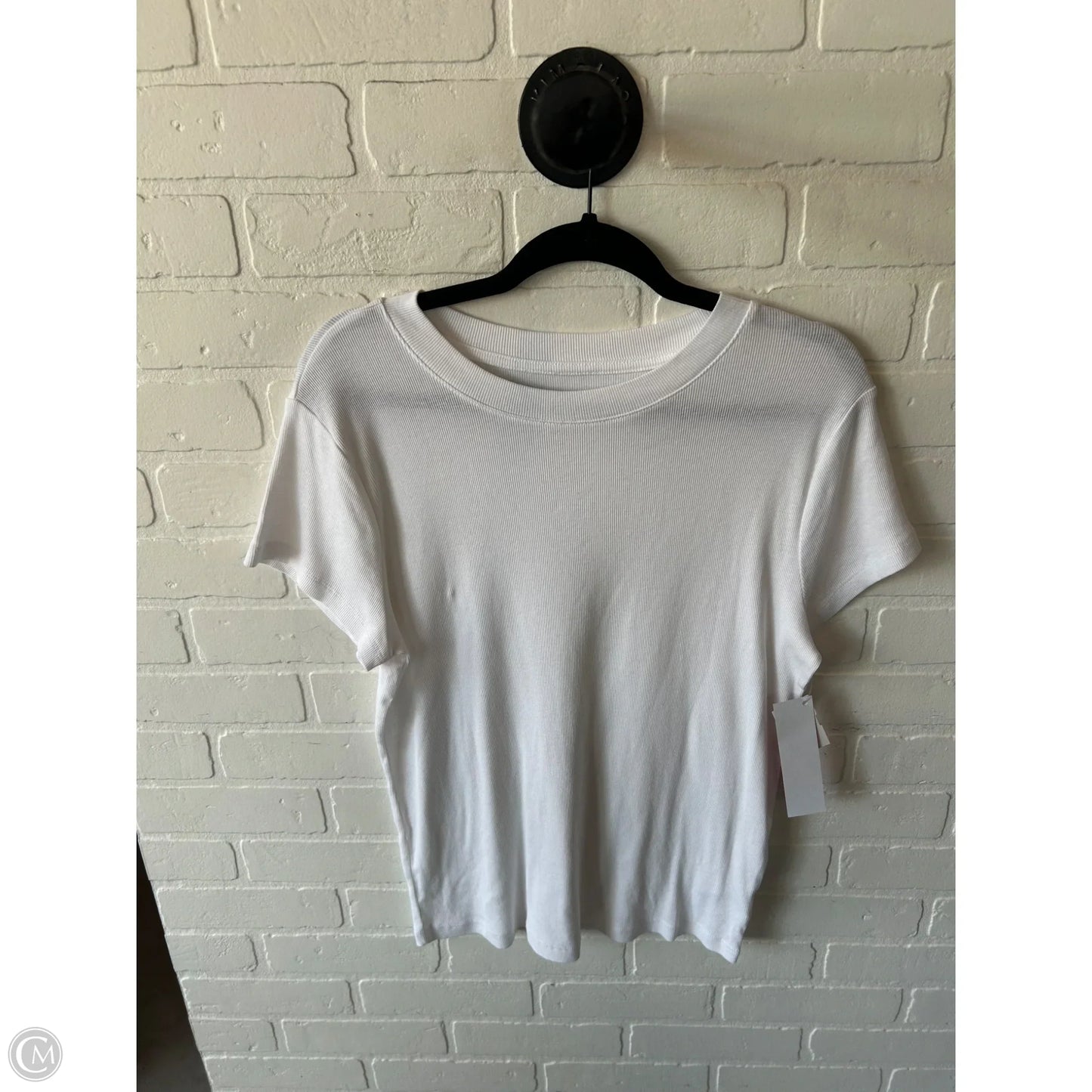 Top Short Sleeve Basic By A New Day In White, Size: 2x