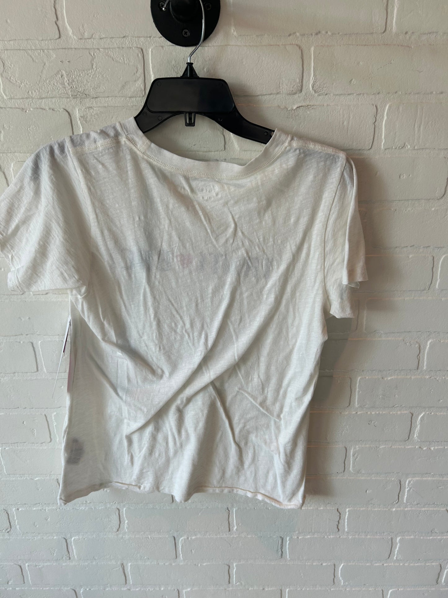 Top Short Sleeve By J. Crew In Cream, Size: M