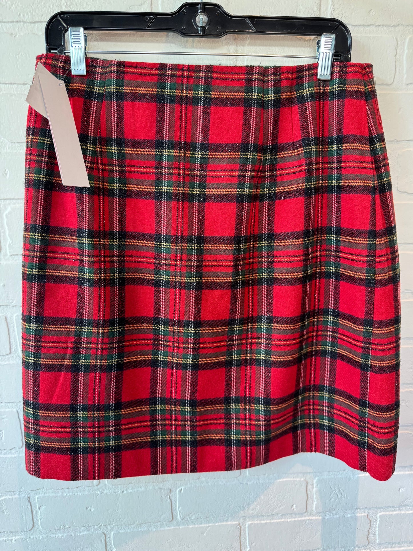 Skirt Mini & Short By Talbots In Green & Red, Size: 10p