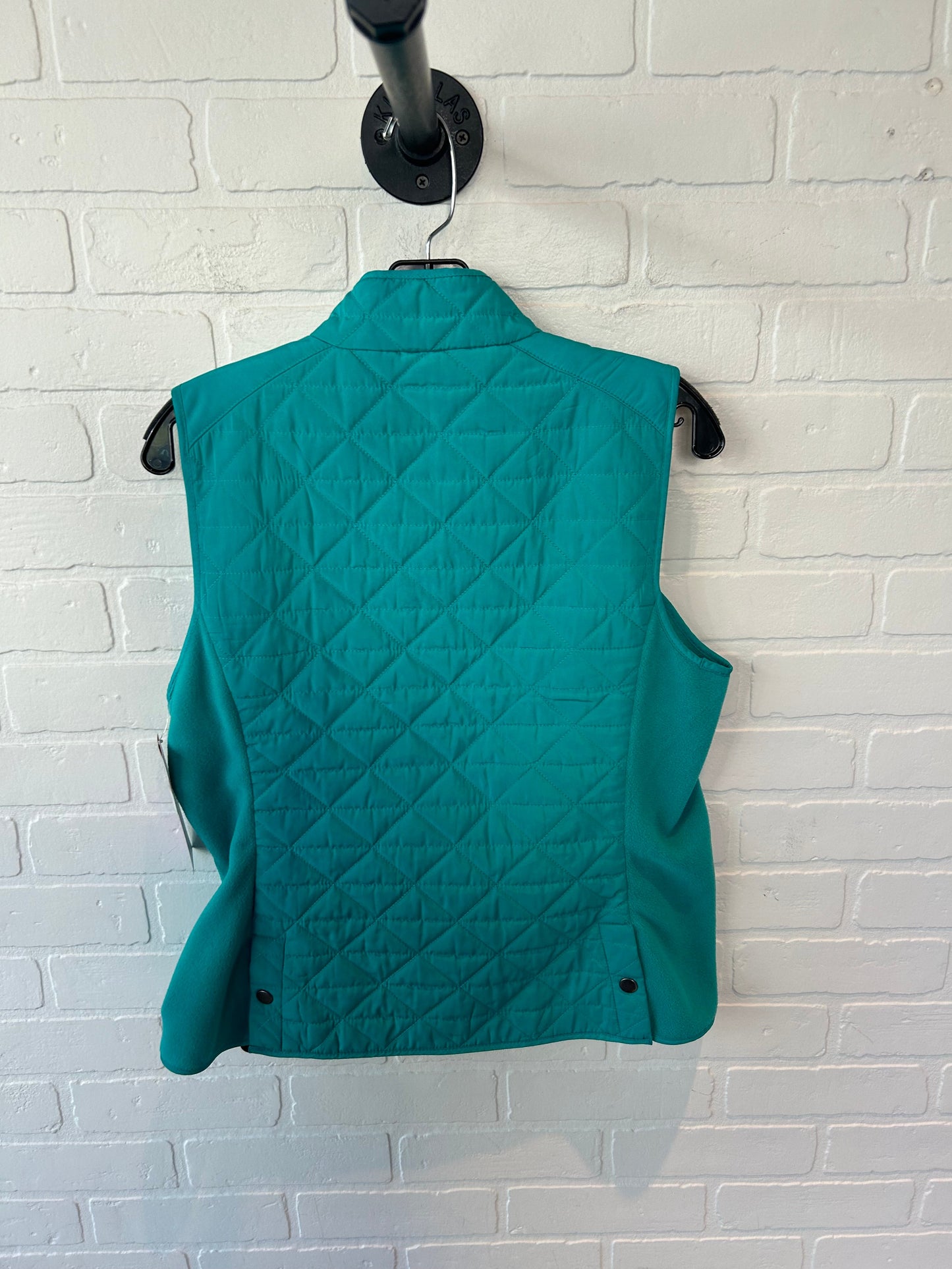 Vest Puffer & Quilted By Talbots In Green, Size: Mp