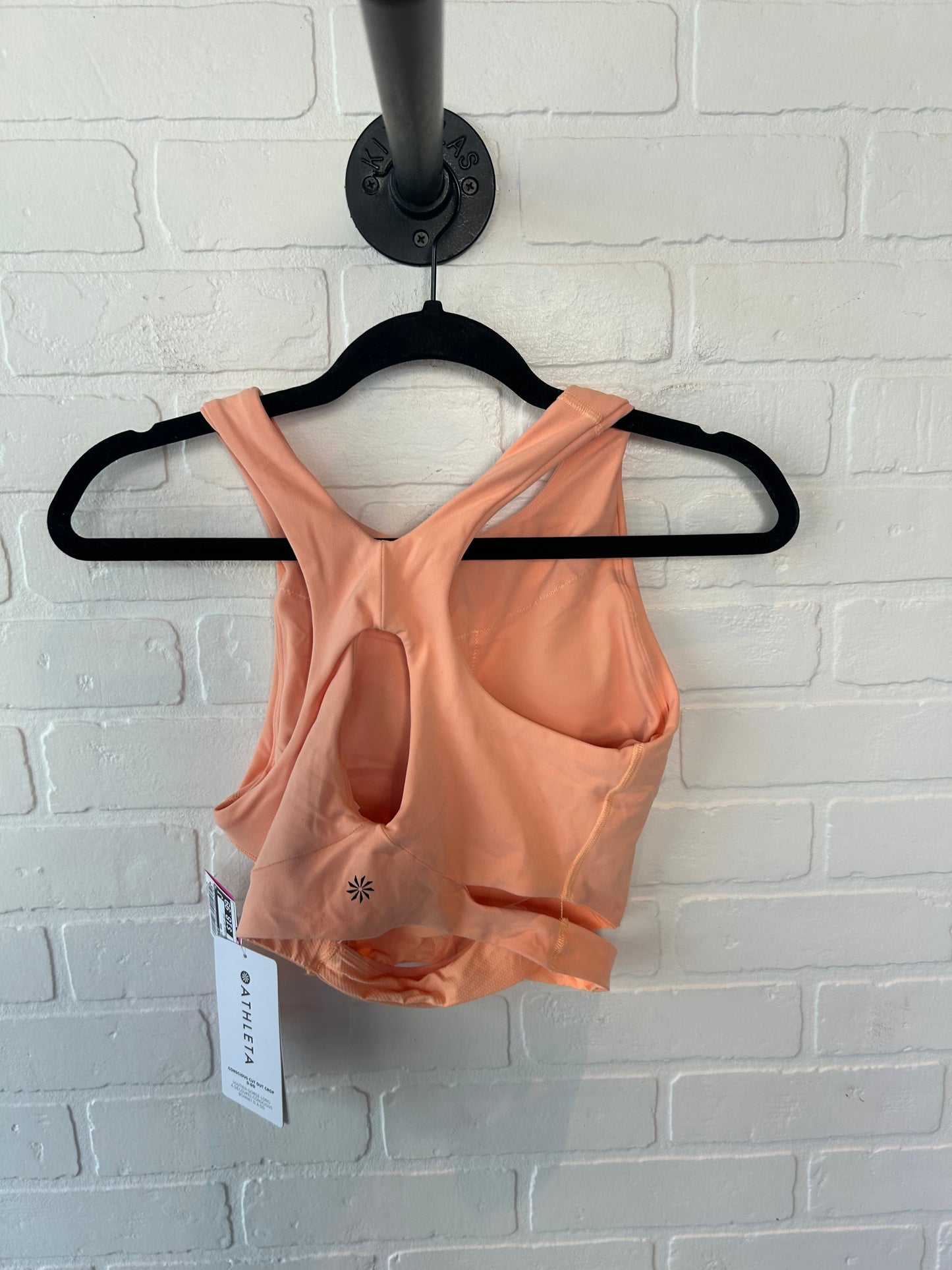 Athletic Bra By Athleta In Orange, Size: Xs