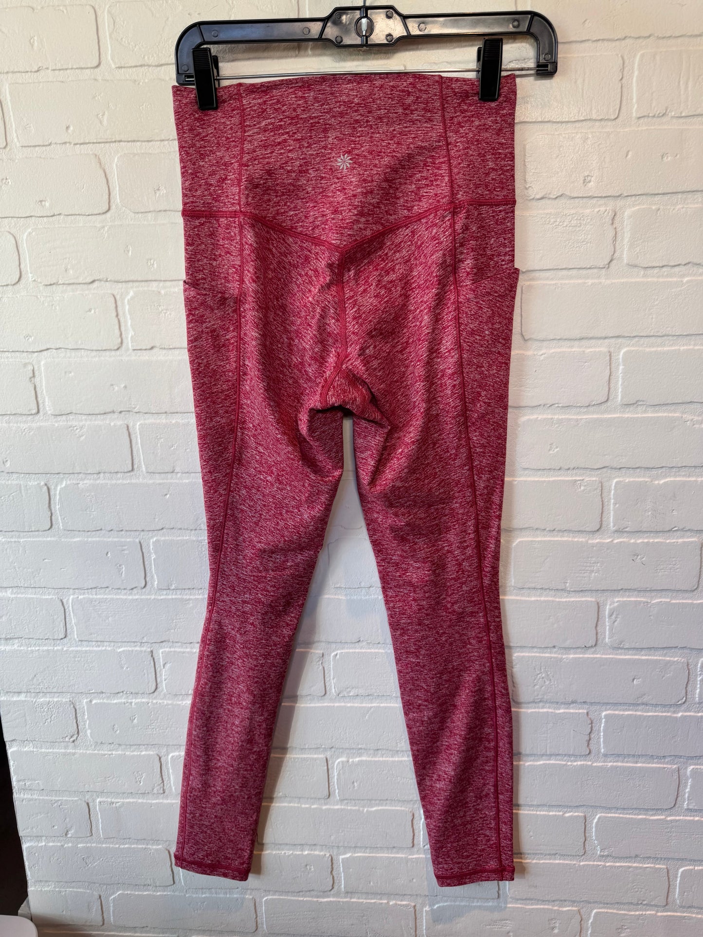 Athletic Leggings By Athleta In Red, Size: 0