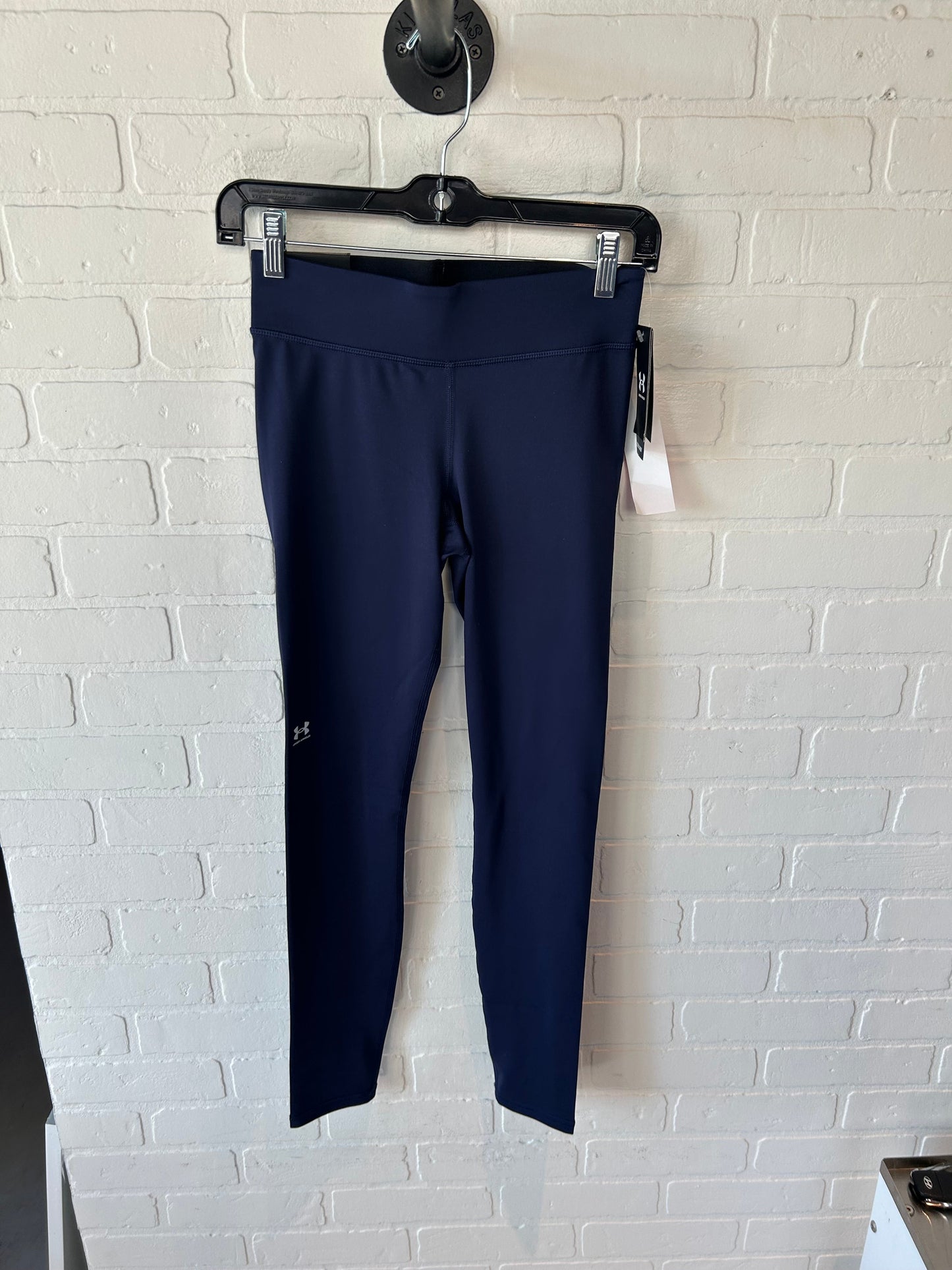 Athletic Leggings By Under Armour In Blue, Size: 4