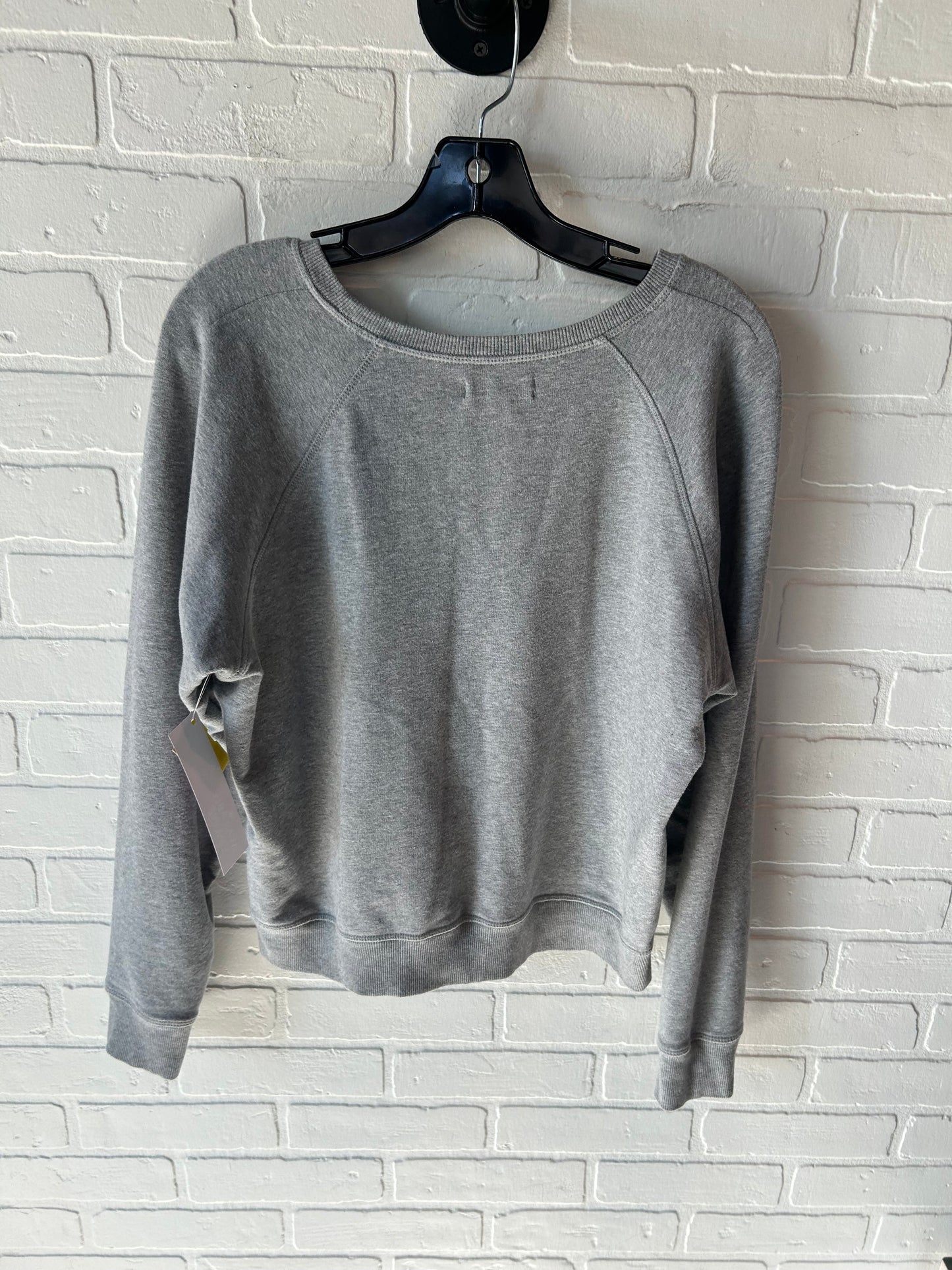 Sweatshirt Crewneck By Madewell In Grey, Size: L