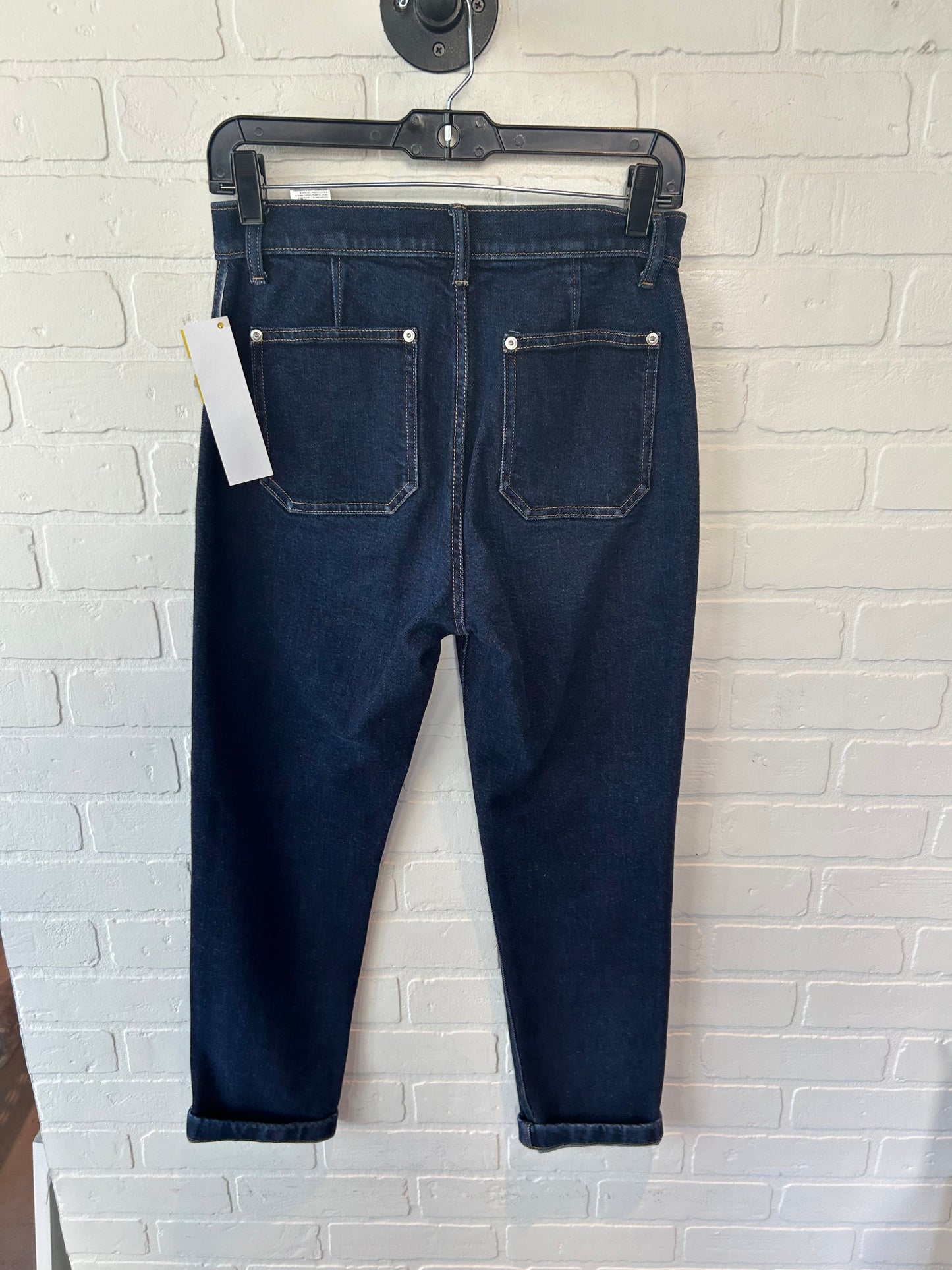 Jeans Straight By Banana Republic In Blue Denim, Size: 2