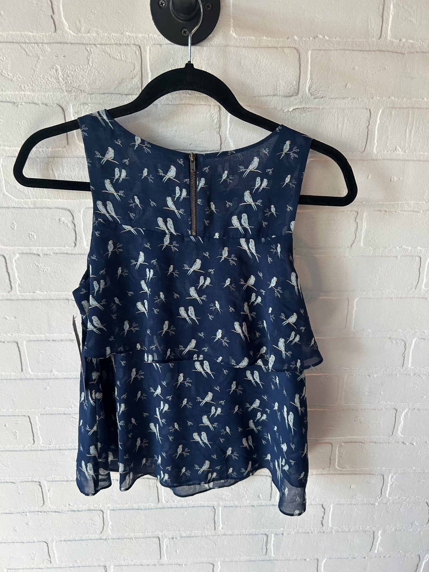 Top Sleeveless By Cabi In Blue, Size: Xs