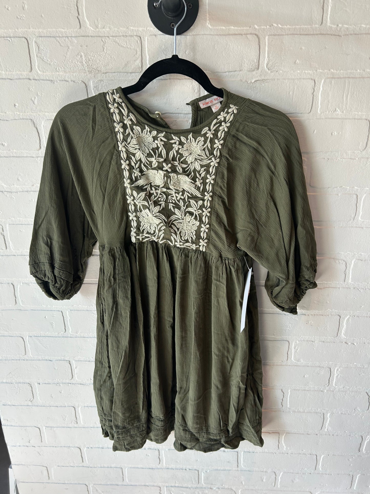 Tunic Short Sleeve By Knox Rose In Green, Size: Xs