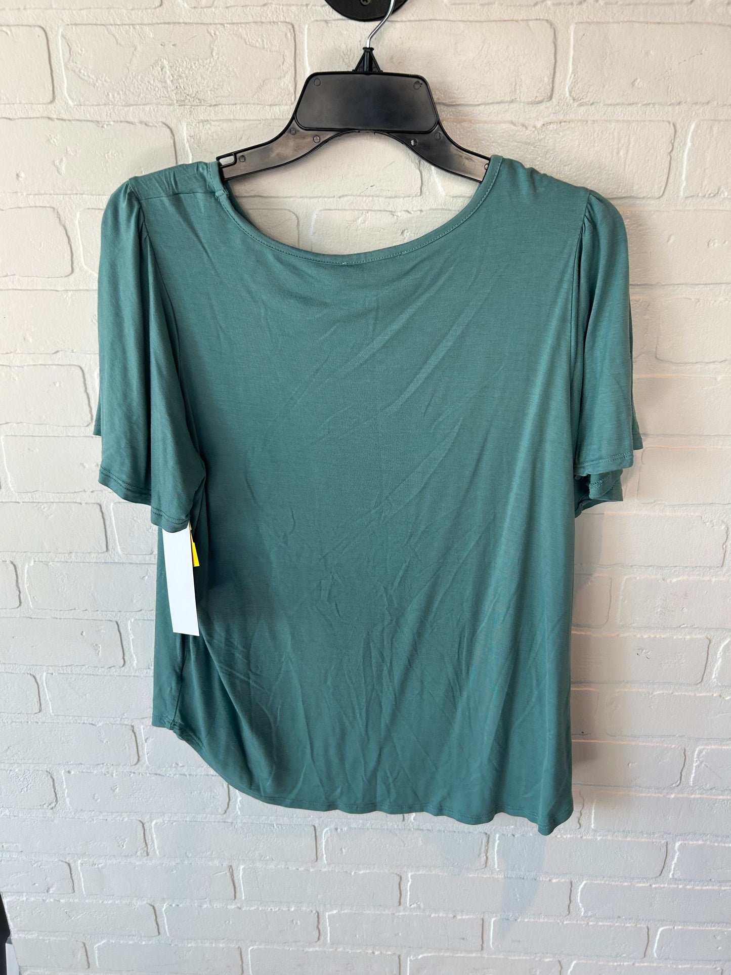 Top Short Sleeve By Nine West In Green, Size: L