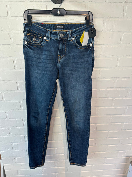 Jeans Skinny By True Religion In Blue Denim, Size: 2