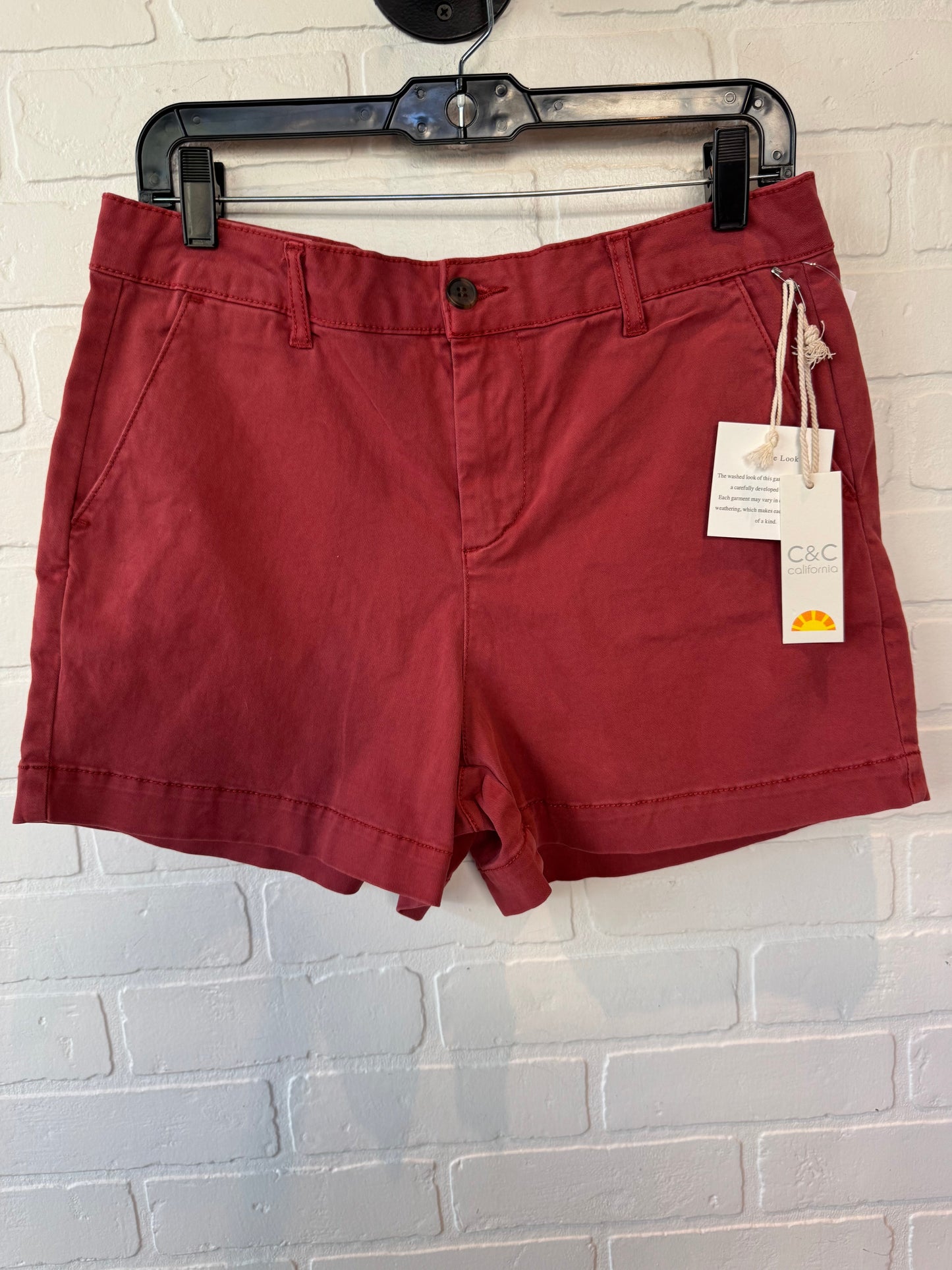 Shorts By C And C In Red, Size: 8