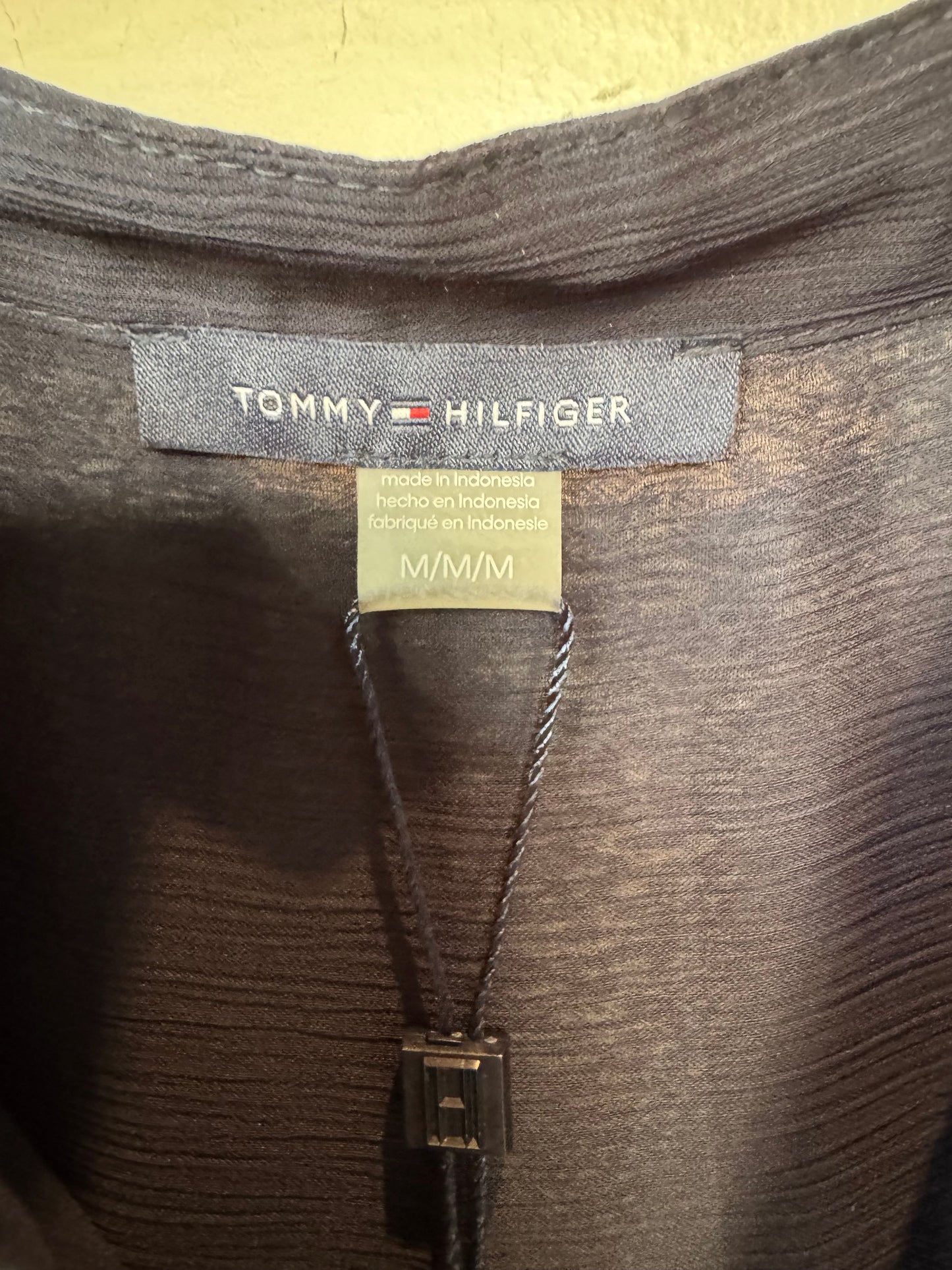 Top Sleeveless By Tommy Hilfiger In Blue, Size: M