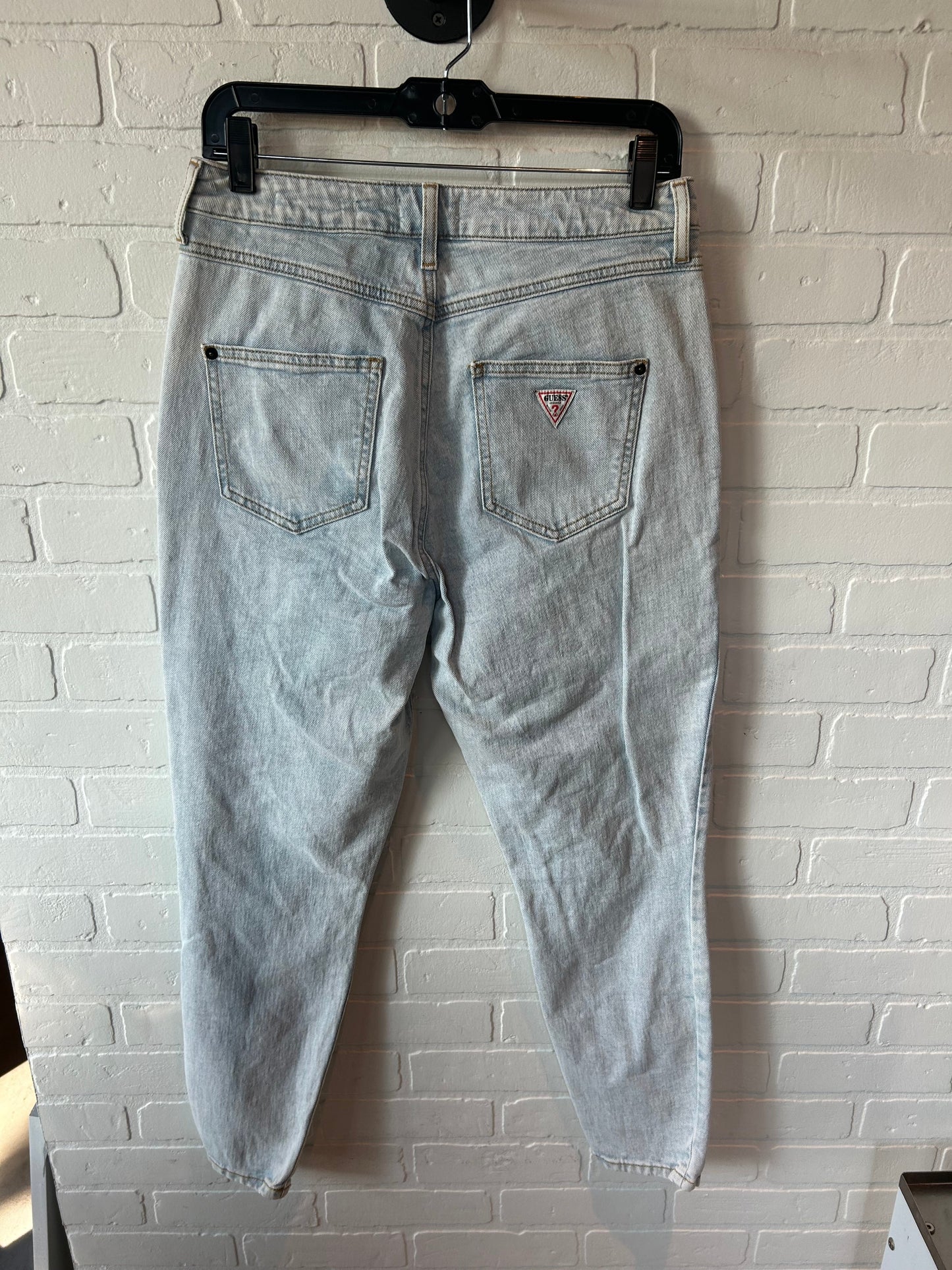 Jeans Skinny By Guess In Blue Denim, Size: 6