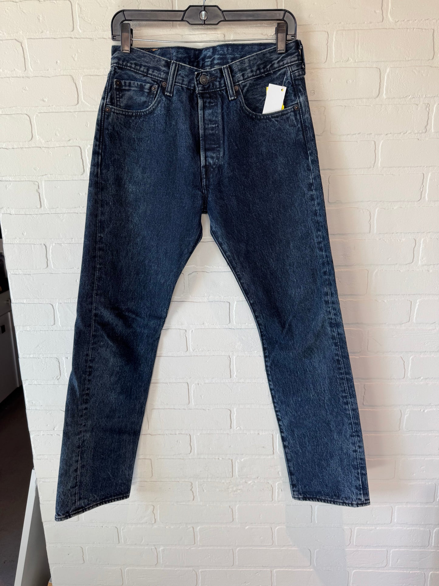 Jeans Straight By Levis In Blue Denim, Size: 6