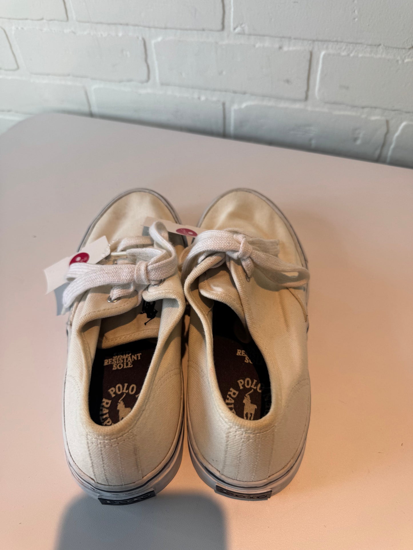 Shoes Sneakers By Polo Ralph Lauren In Cream, Size: 8.5