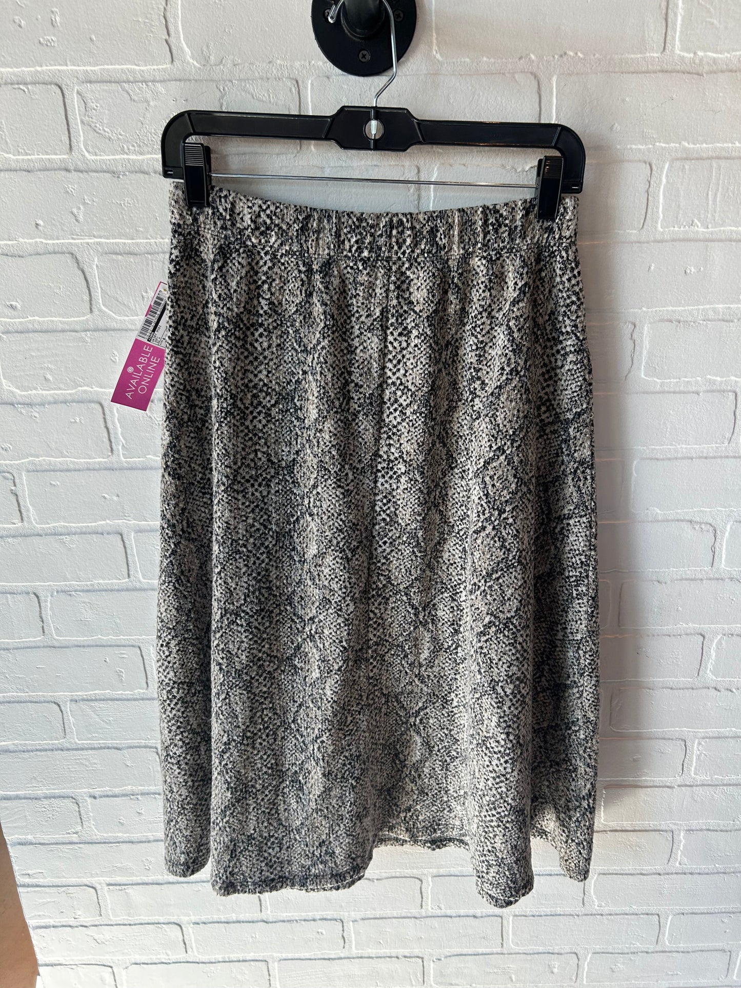 Skirt Midi By Zara In Grey, Size: 8