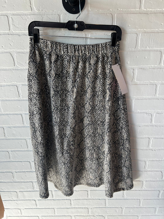 Skirt Midi By Zara In Grey, Size: 8