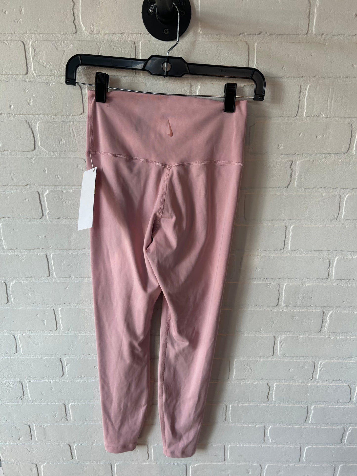 Athletic Leggings By Nike In Pink, Size: 4