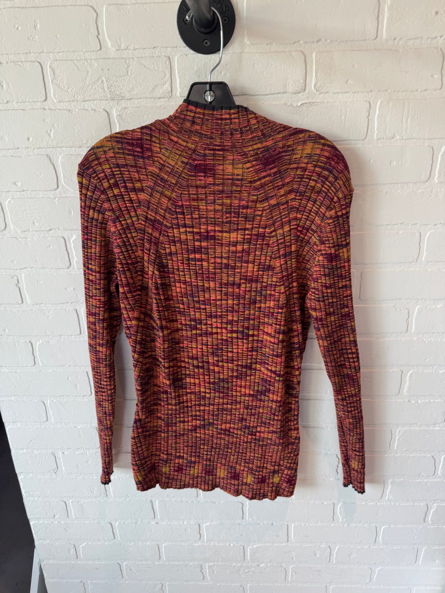 Top Long Sleeve By Sundance In Orange & Red, Size: 1x