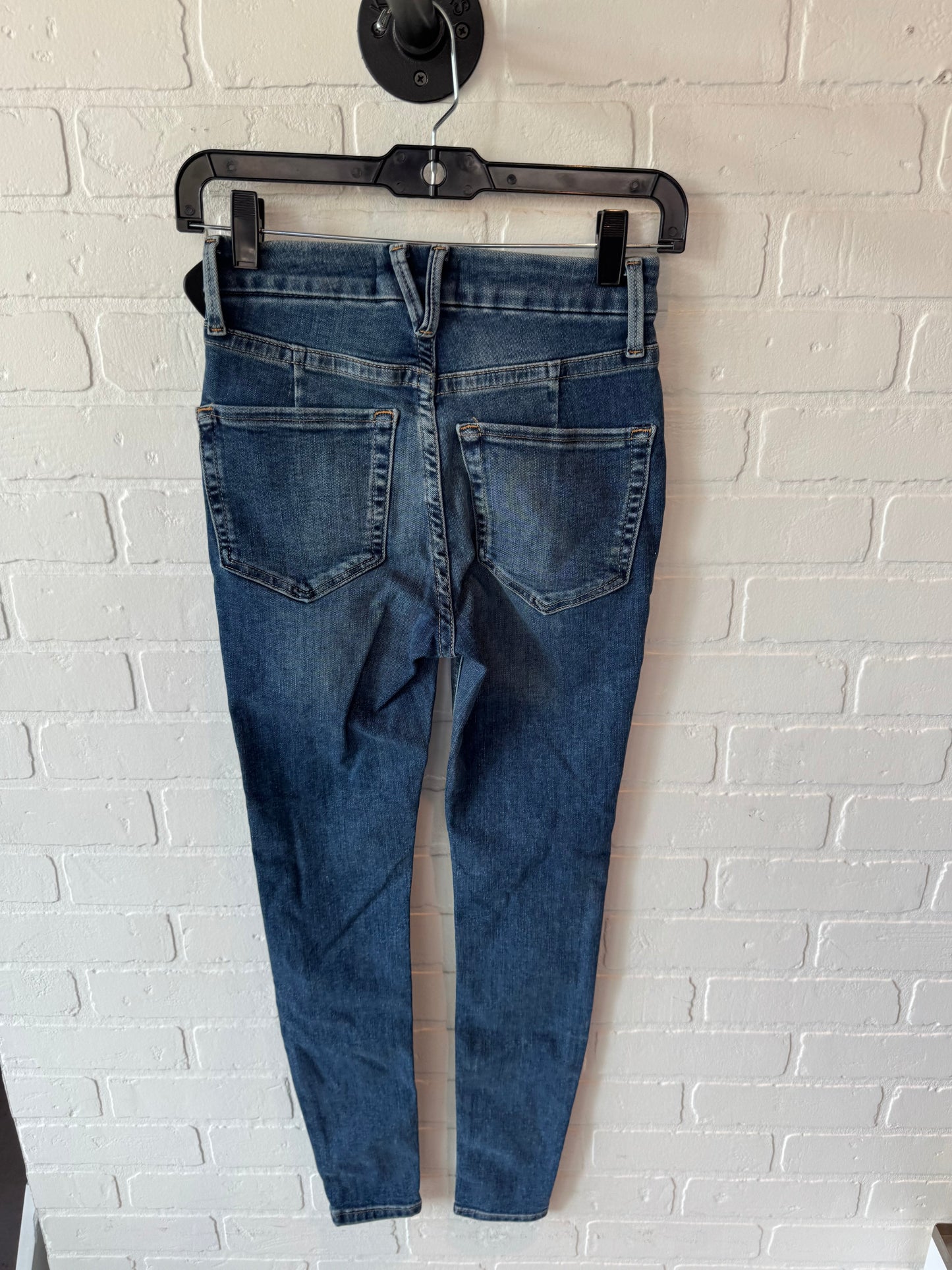 Jeans Skinny By Free People In Blue Denim, Size: 2