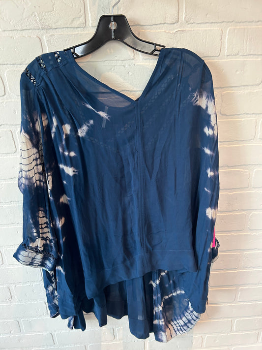 Top Long Sleeve By Free People In Blue, Size: Xs