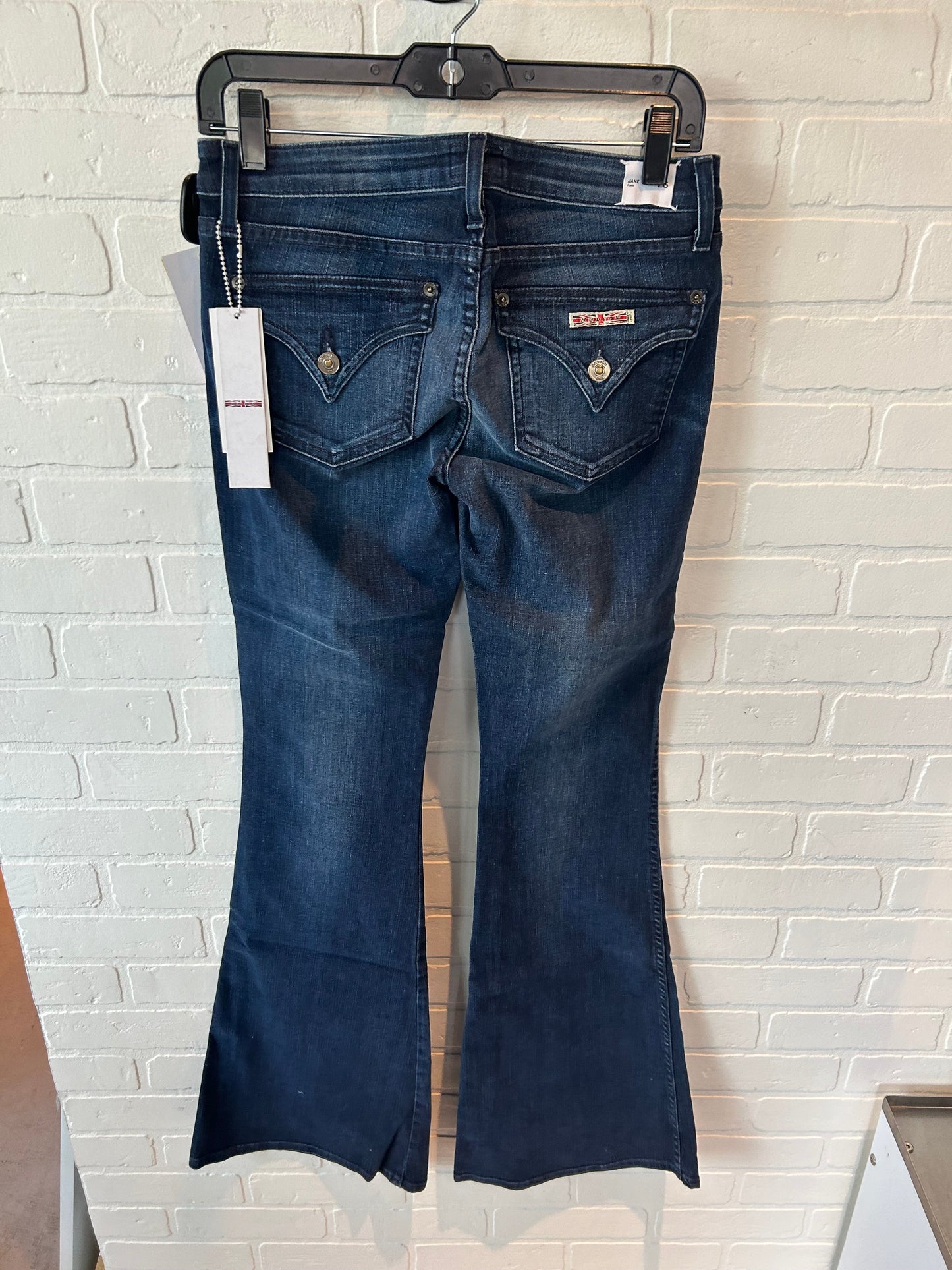 Jeans Flared By Hudson In Blue Denim, Size: 2