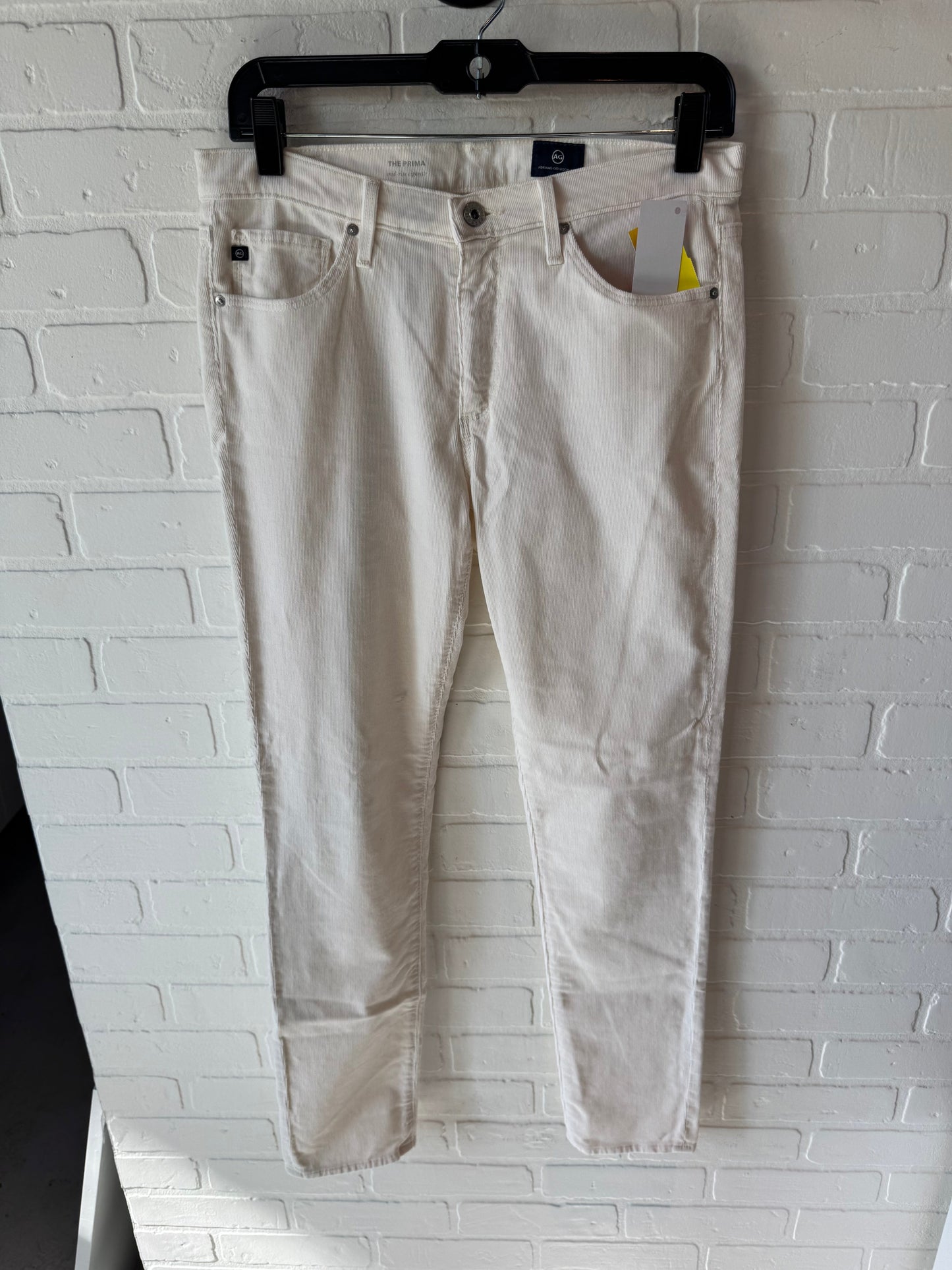 Pants Corduroy By Adriano Goldschmied In Cream, Size: 2