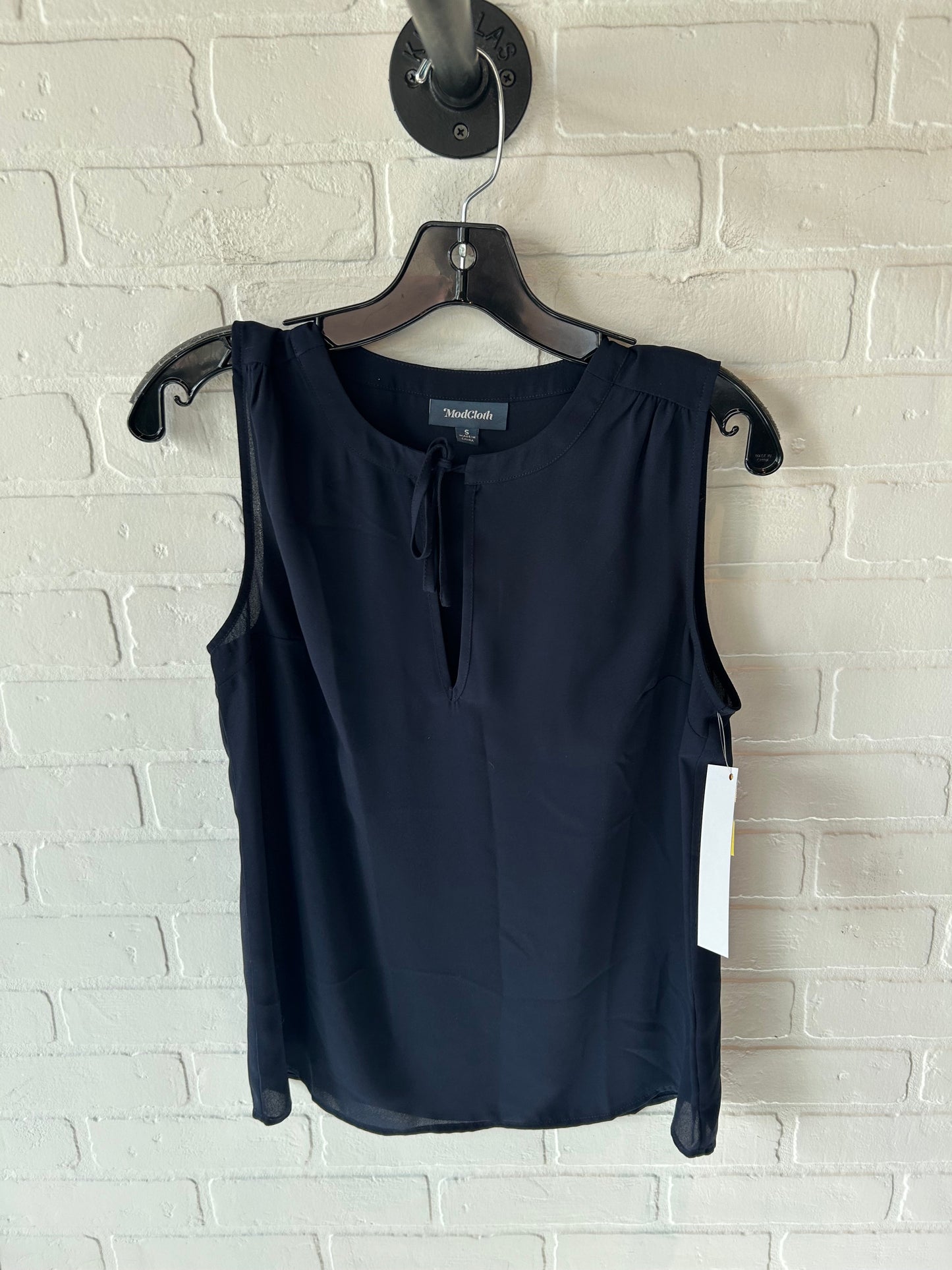 Top Sleeveless By Modcloth In Blue, Size: S