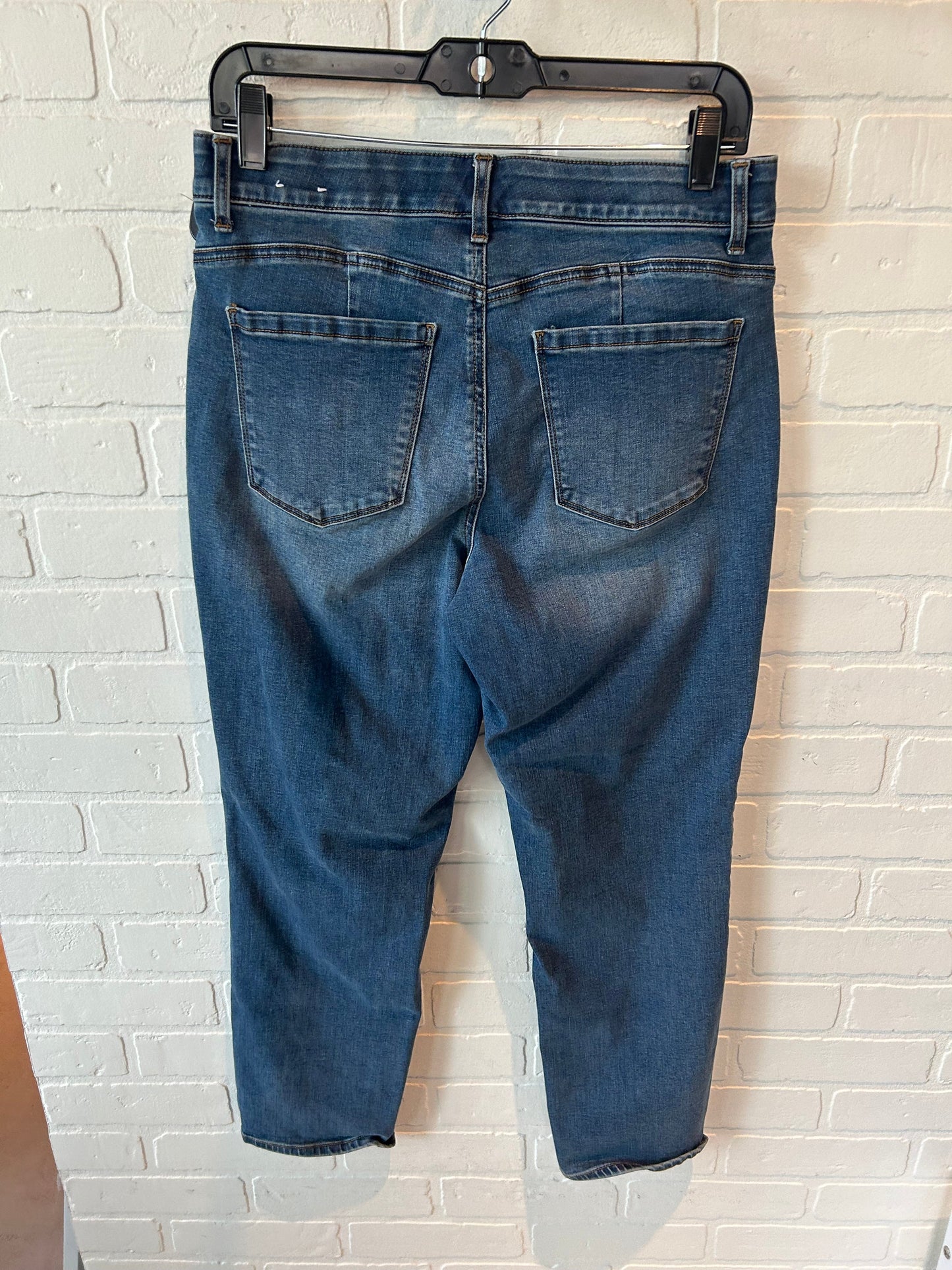 Jeans Straight By White House Black Market In Blue Denim, Size: 10