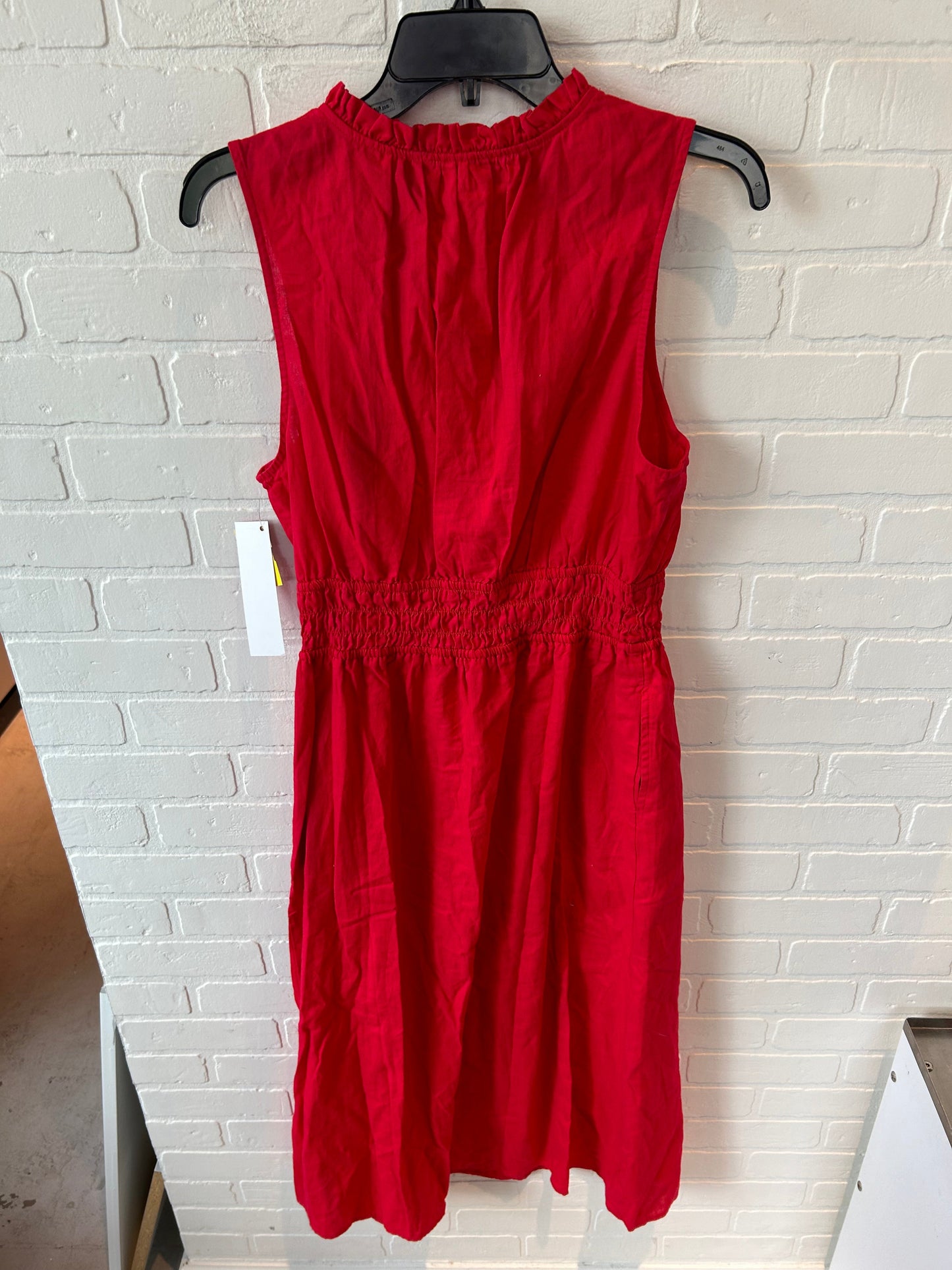 Dress Casual Midi By Gap In Red, Size: L